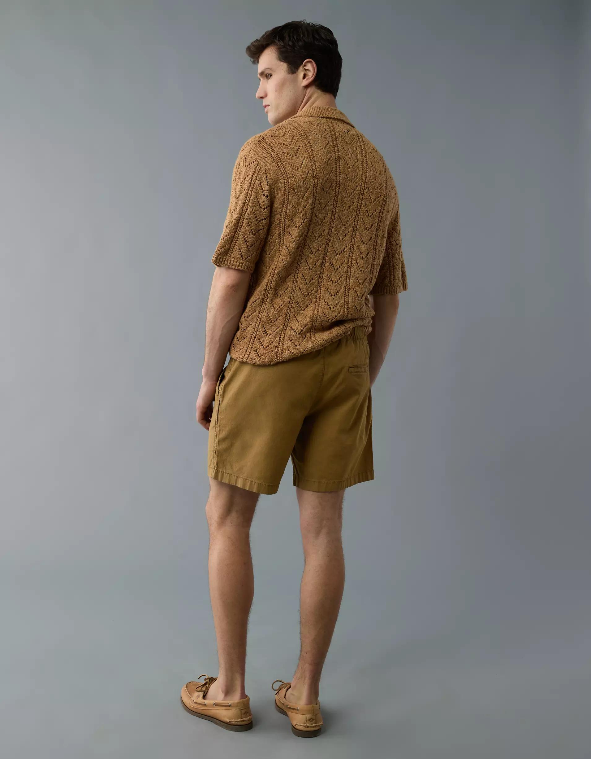 AE 7" Flex Linen-Blend Trekker Short Product Image