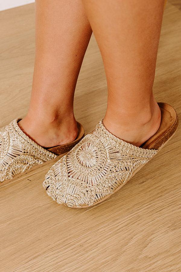 The Lilah Metallic Clogs Product Image