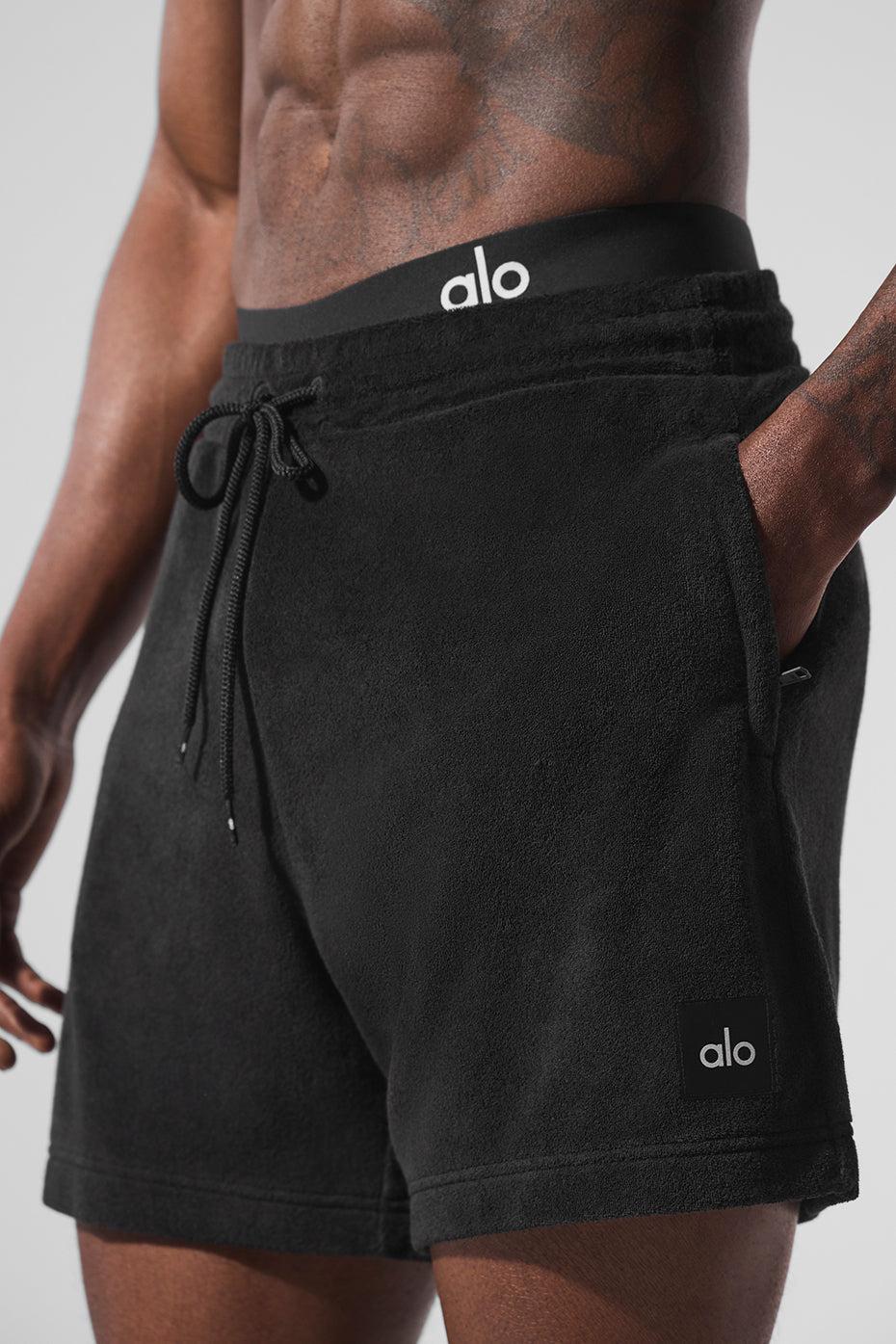 7" Coastal Terry Short - Black Product Image