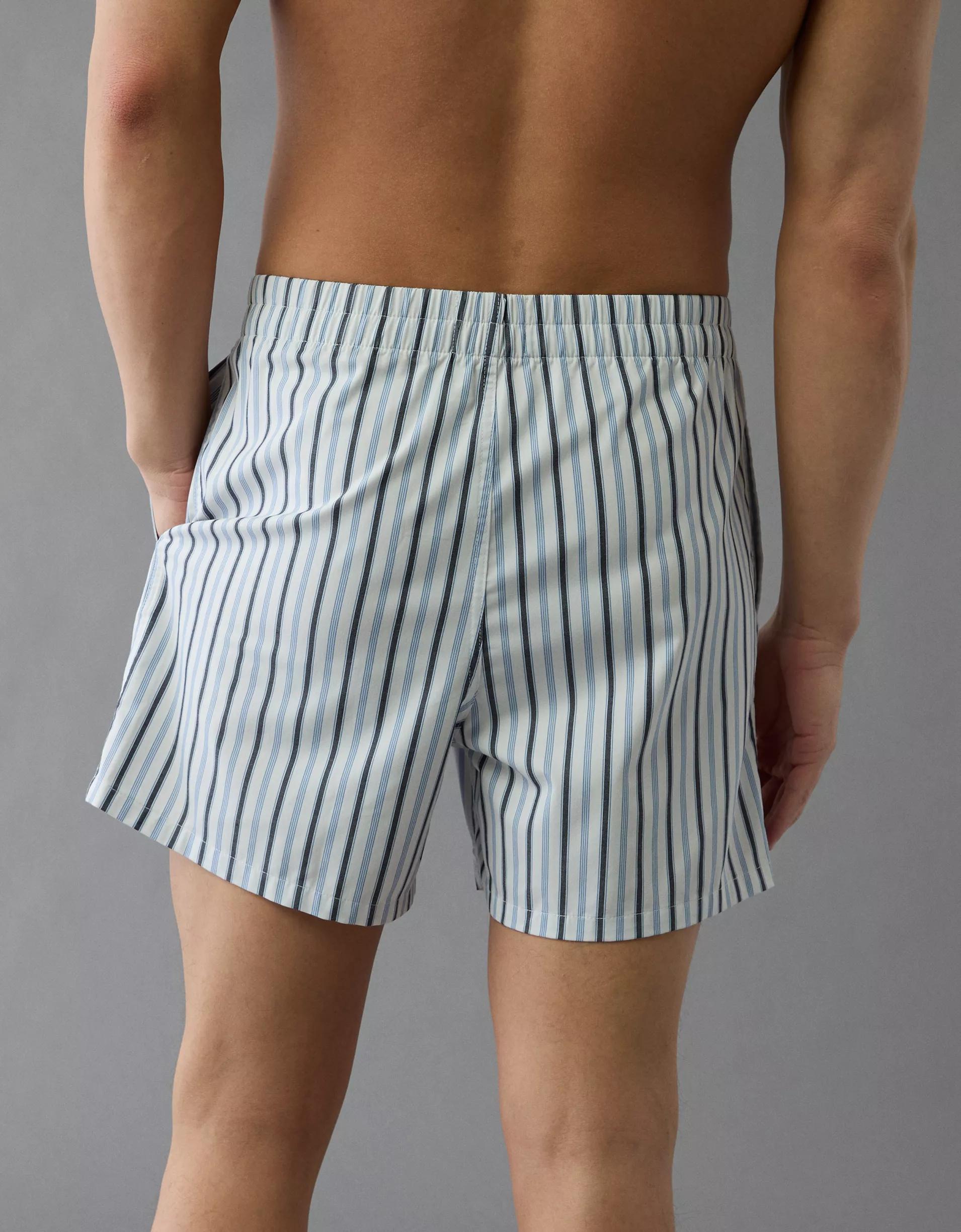AEO Men's Striped Poplin Pocket Boxer Short Product Image
