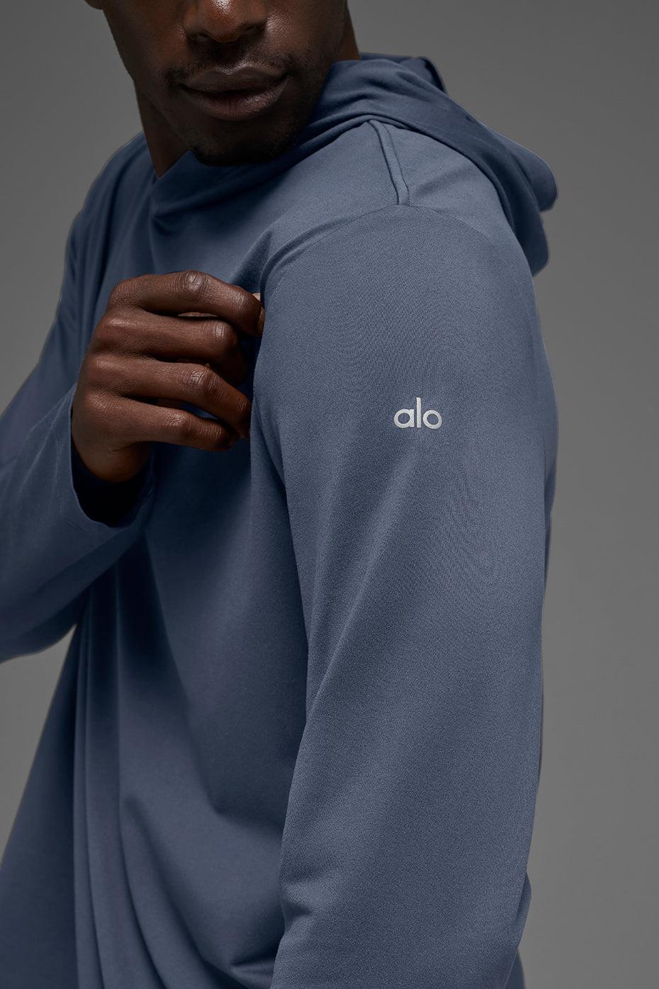 Conquer Reform Long Sleeve With Hood - Bluestone Product Image