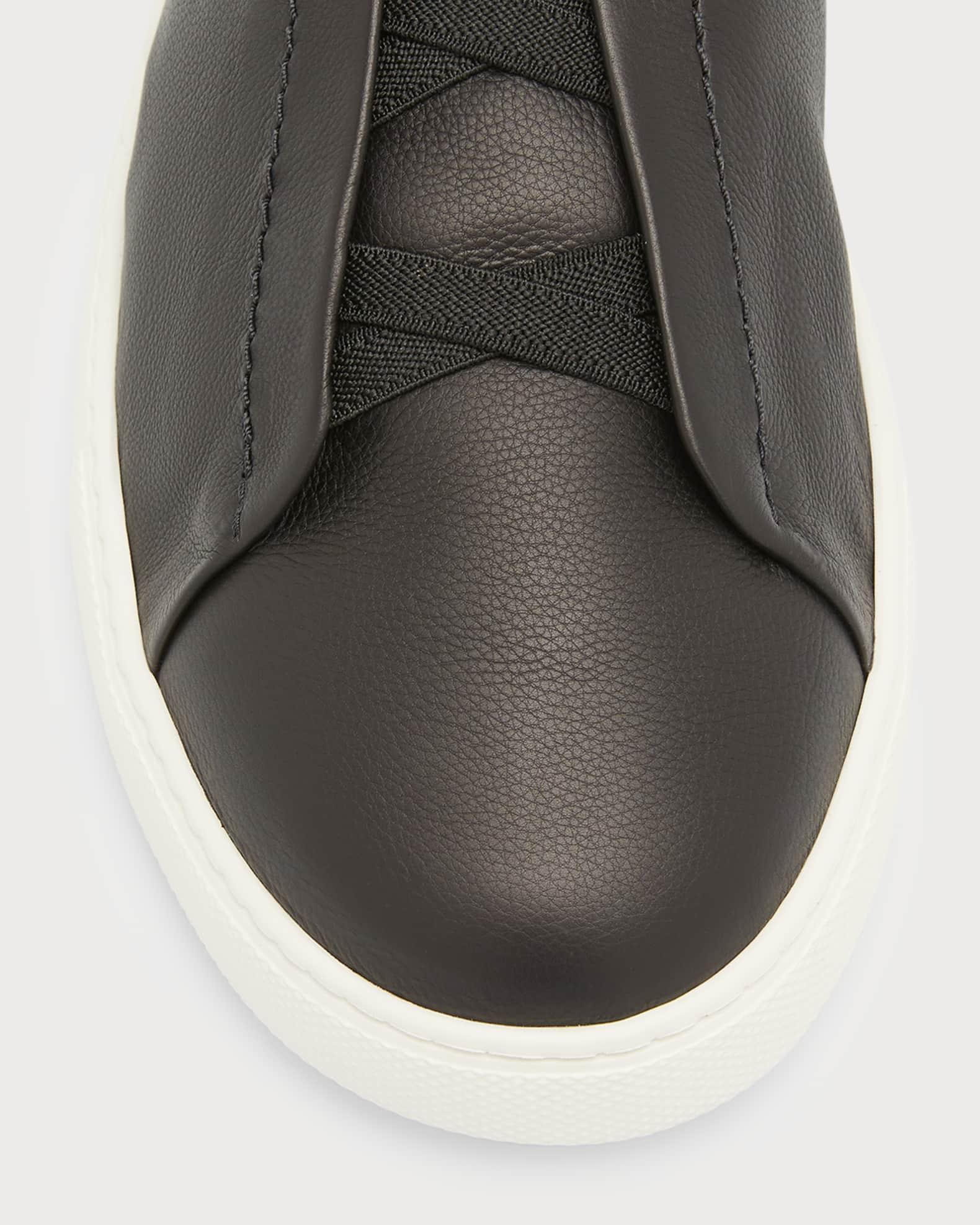 Men's Triple Stitch SECONDSKIN Leather Slip-On Sneakers Product Image