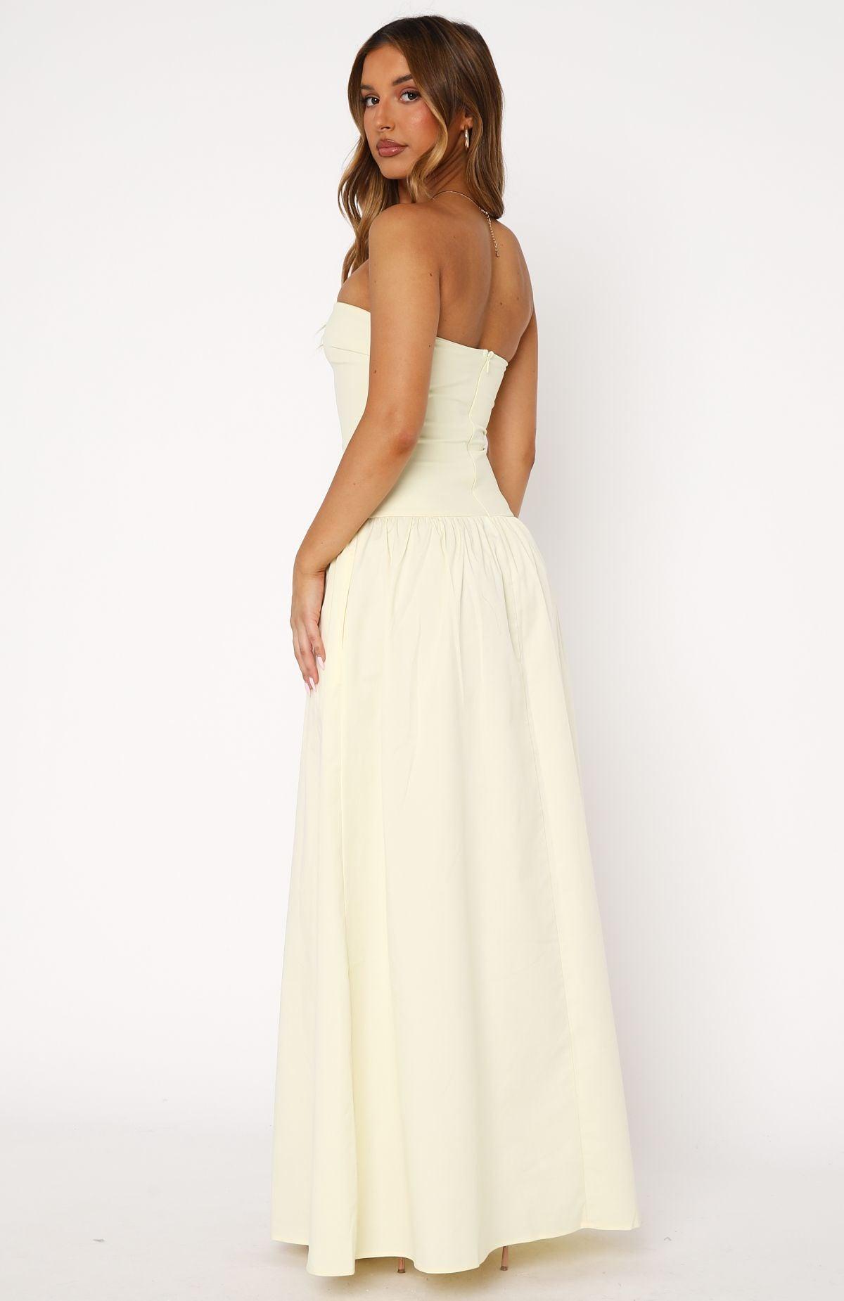 Take Back Maxi Dress Lemon Product Image