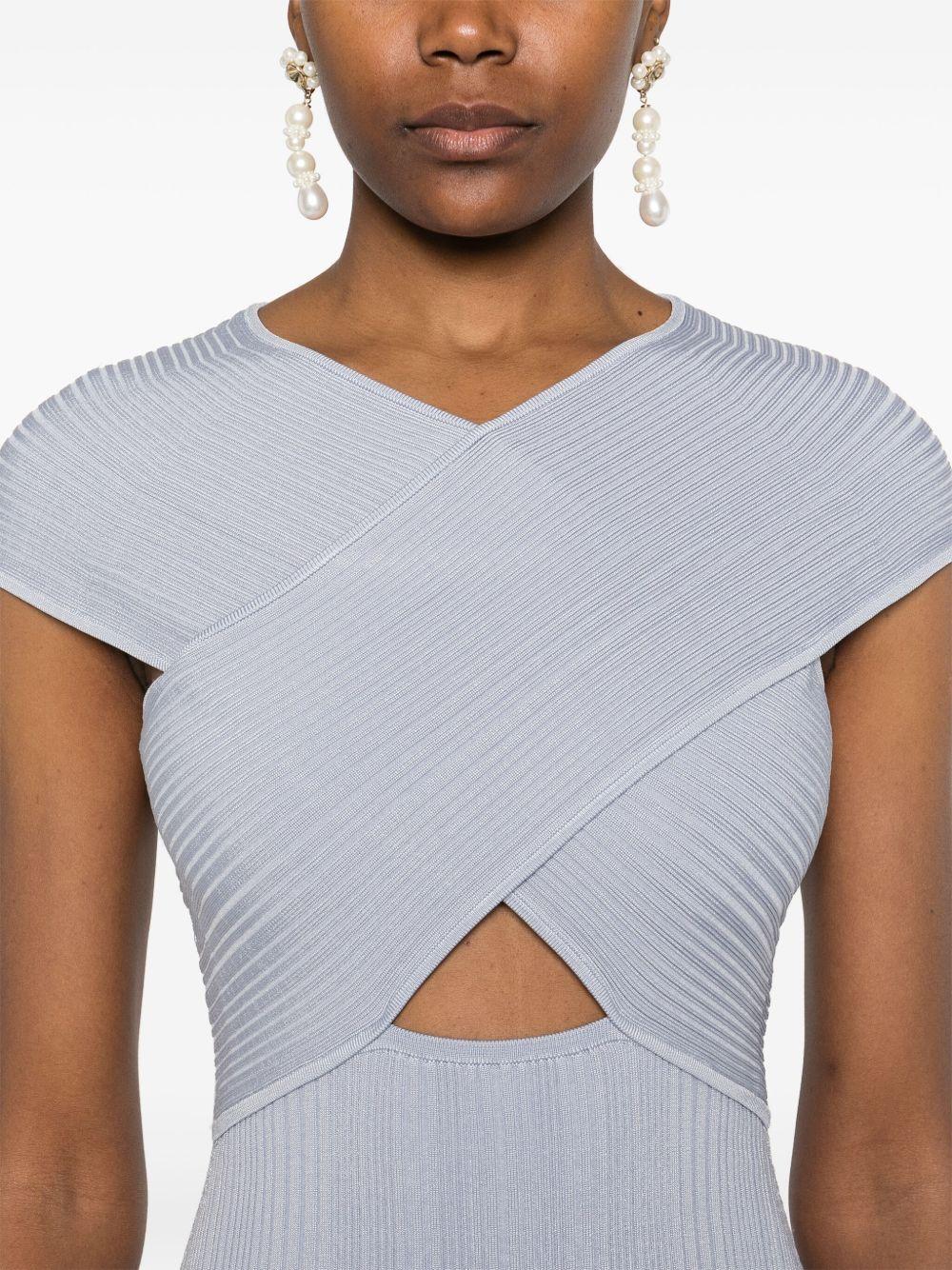 lace-hem mini dress Product Image