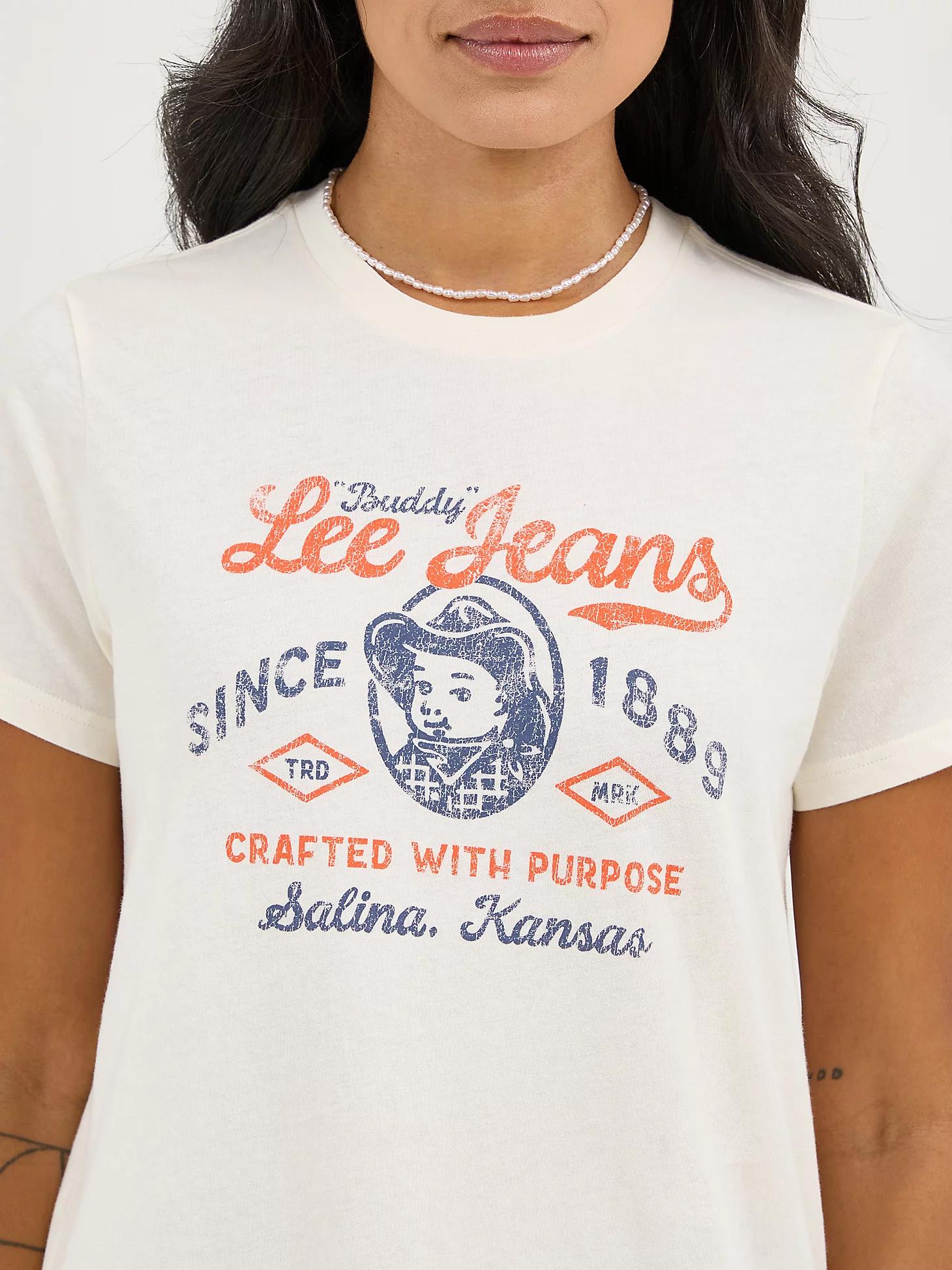 Women's Buddy Lee™ Jeans Graphic Tee | Women's Tops & Tees | Lee® Product Image