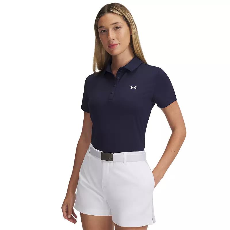 Women's Under Armour Active Short Sleeve Polo, Size: XXL, Prime Pink Product Image