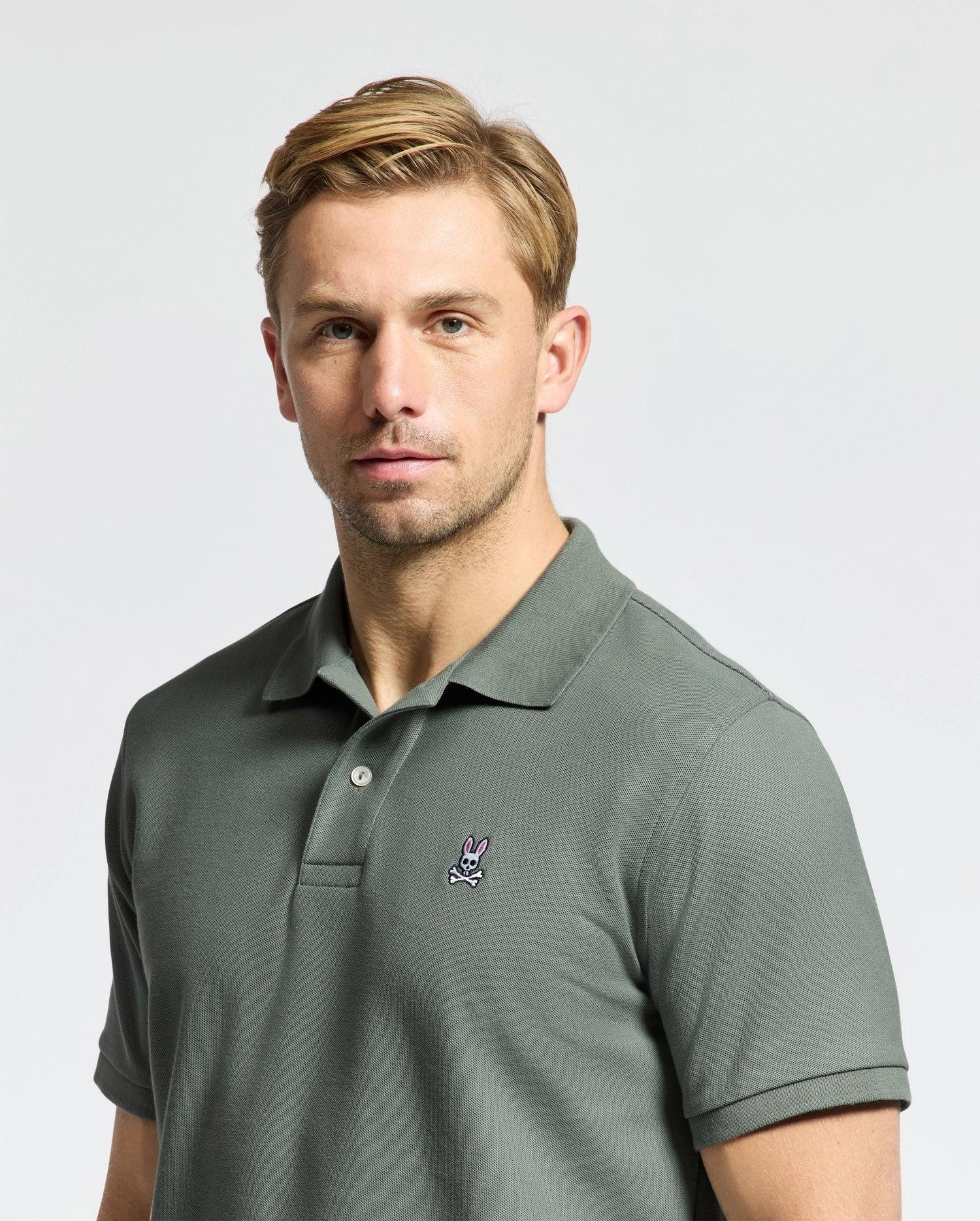 MENS CLASSIC PIQUE POLO SHIRT - B6K001B200 Male Product Image