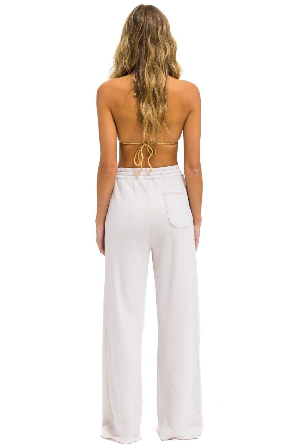 WIDE LEG POCKET SWEATPANTS - DOVE Female Product Image