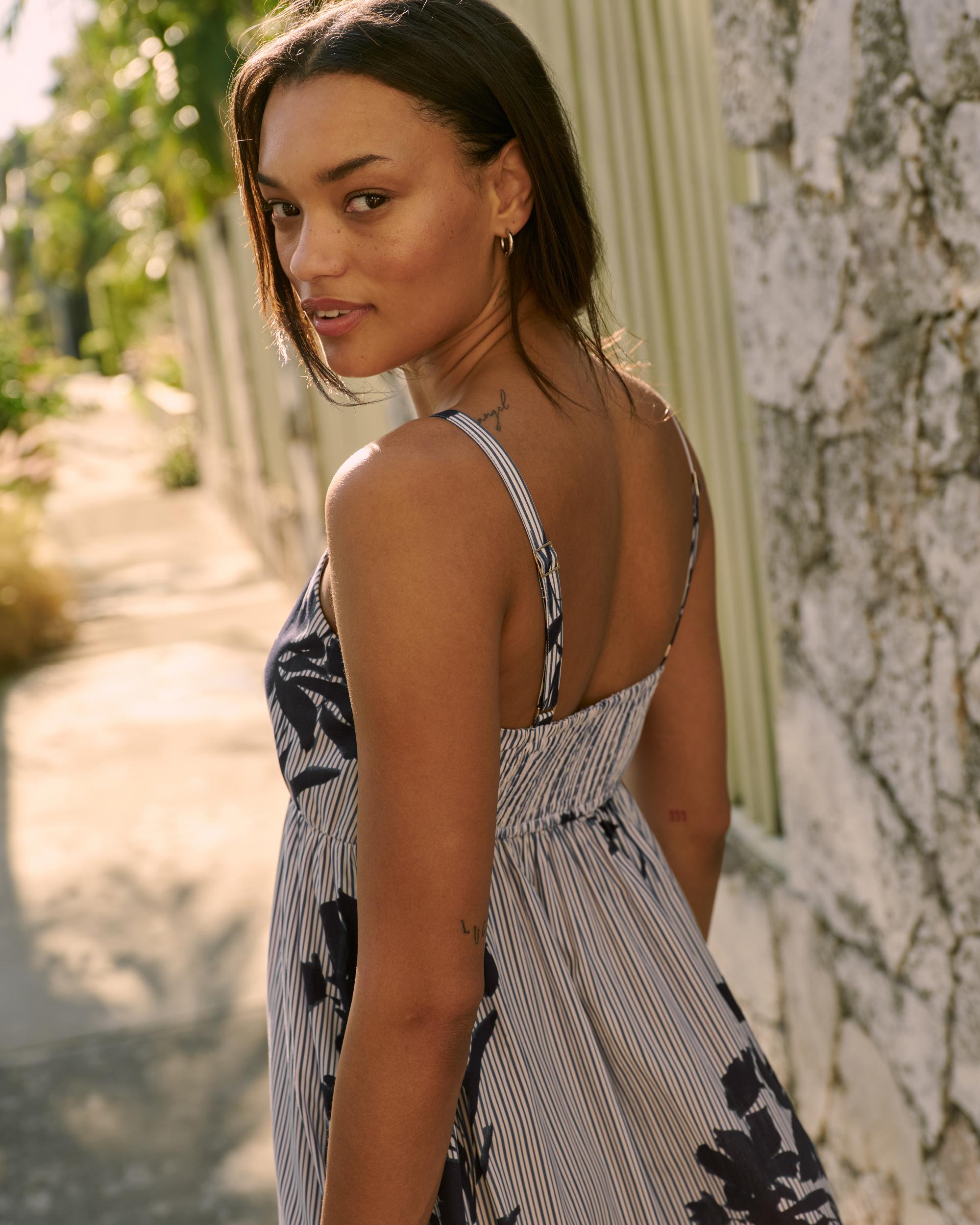 Sweetheart Babydoll Maxi Dress Product Image