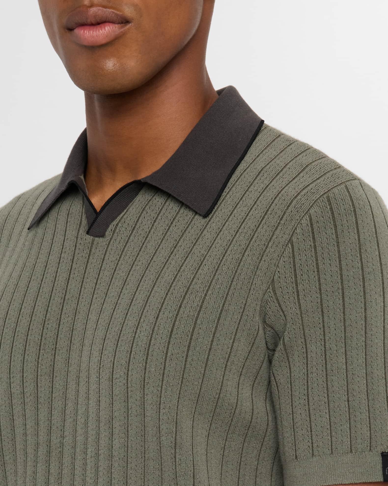 Mens Sanford Johnny Collar Polo Shirt Product Image