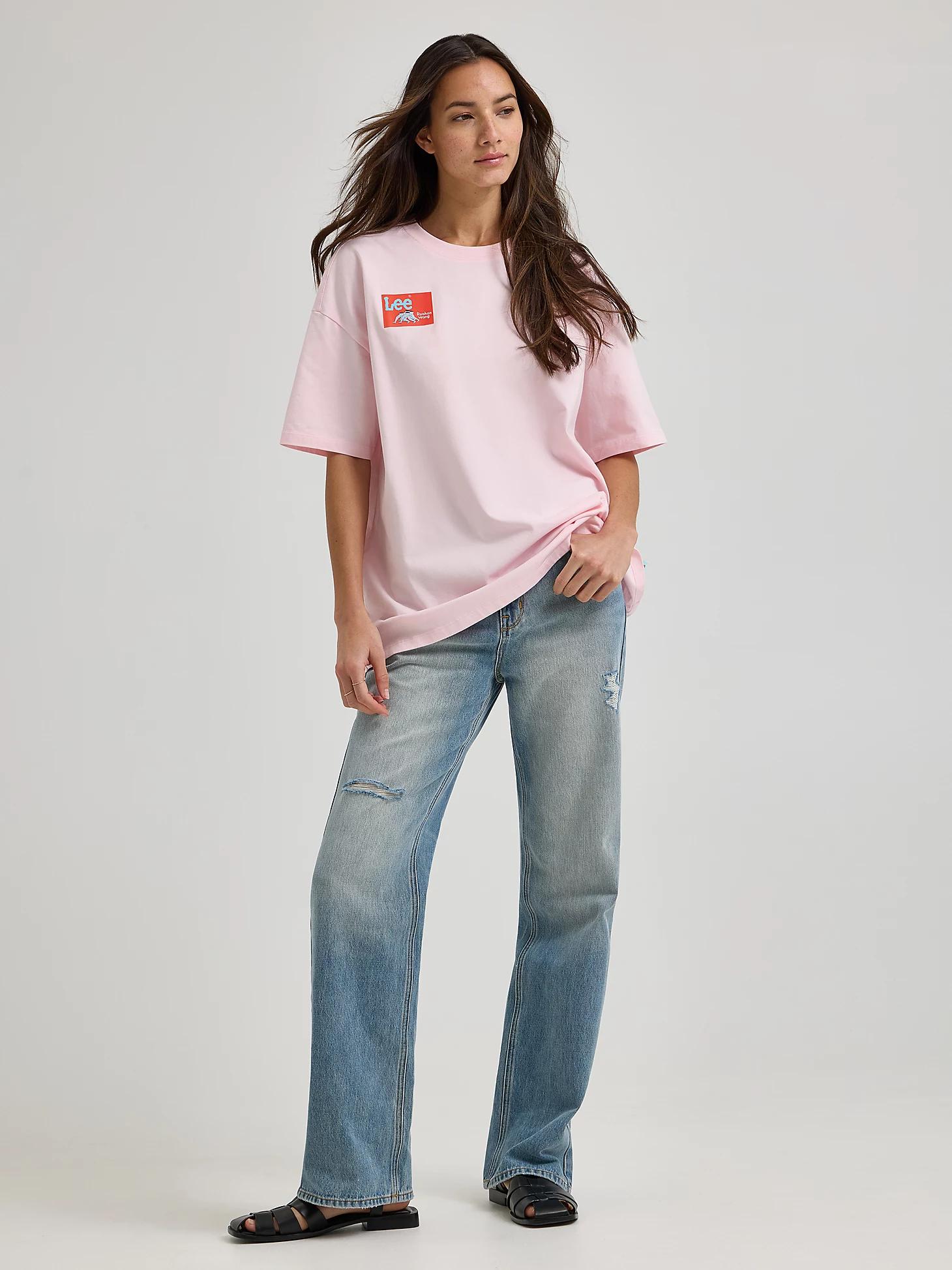 Women's Lee® x Ruohan Wang Oversized Graphic Tee | Women's Tops & Tees | Lee® Product Image