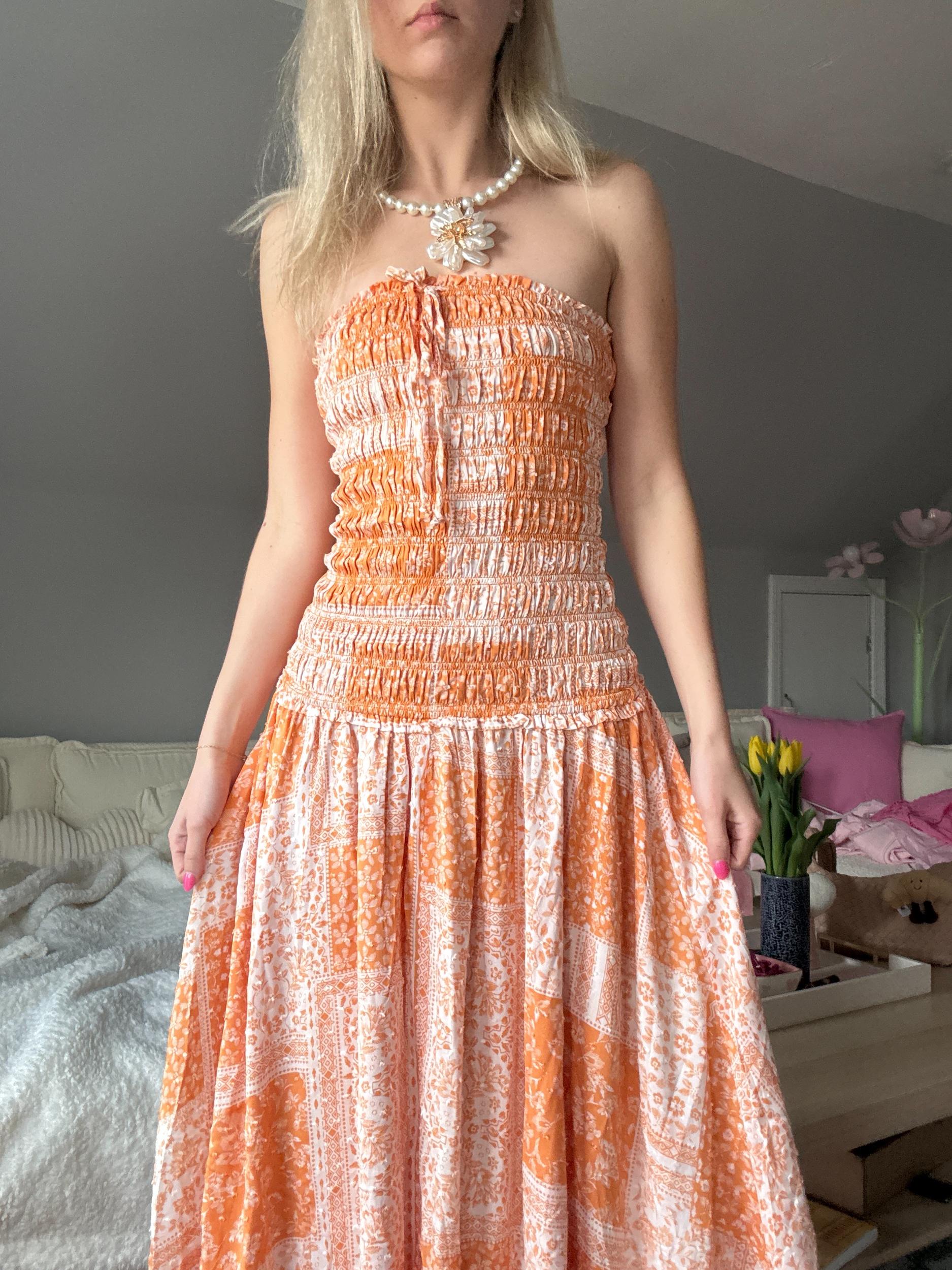 Ibiza Sunkissed Patchwork Maxi Dress Product Image
