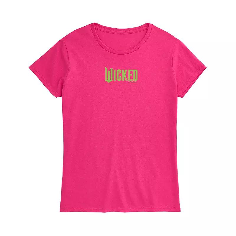 Women's Wicked Logo Graphic Tee, Size: Small, Pink Product Image