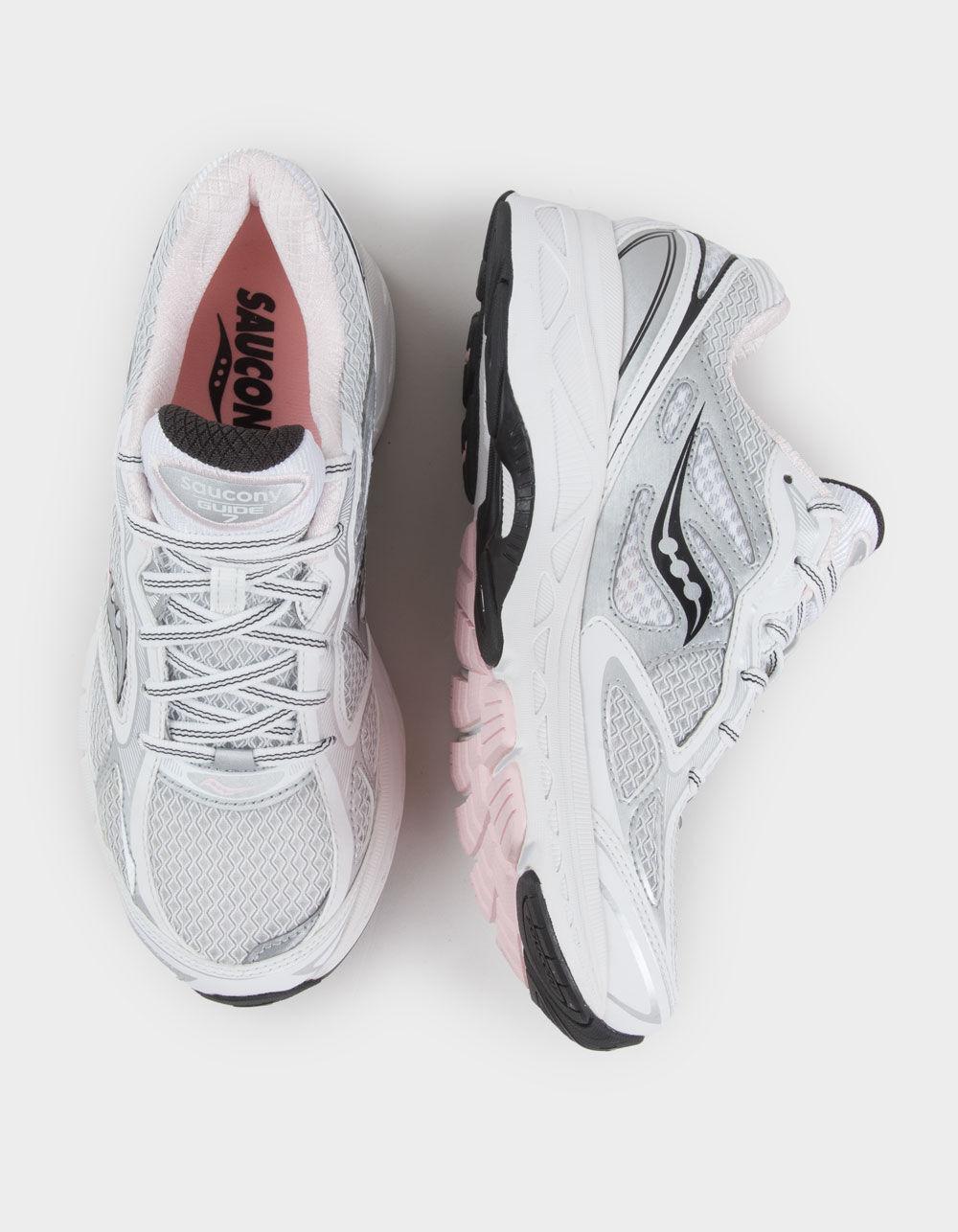 SAUCONY ProGrid Guide 7 Womens Shoes - WHT/PNK Product Image