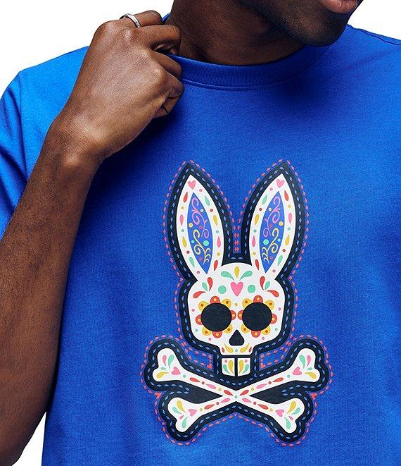 Psycho Bunny Day of the Dead Graphic Short Sleeve T-Shirt Product Image