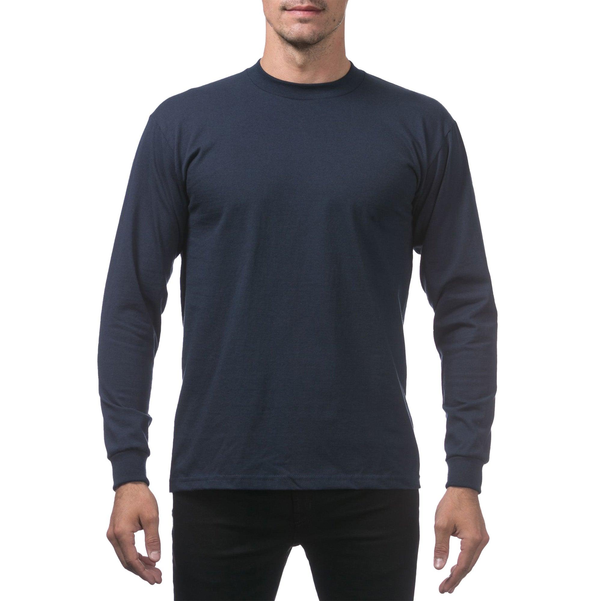 Pro Club Men's Heavyweight Cotton Long Sleeve T-Shirt Male Product Image