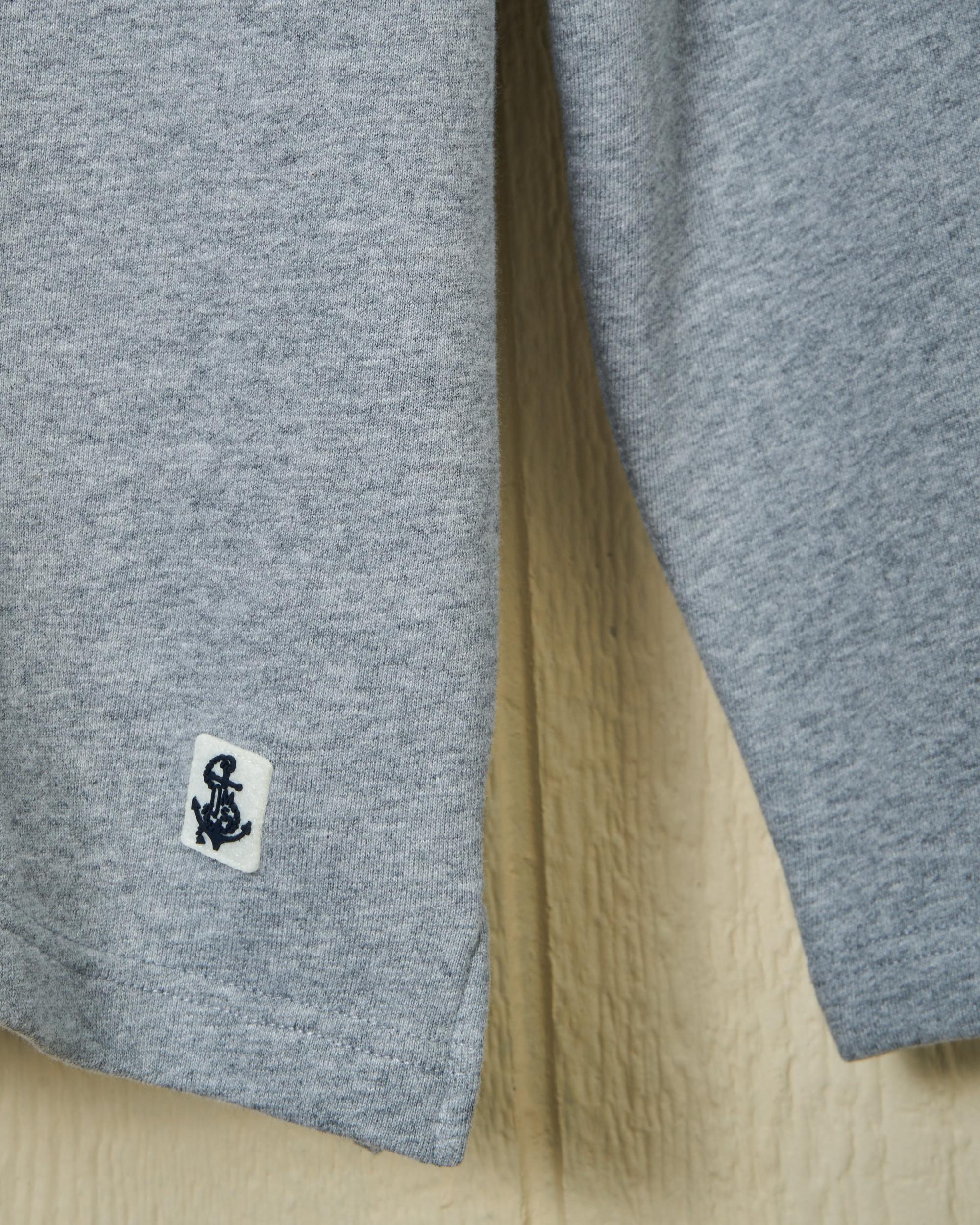 Acadia Polo in Athletic Heather Loopback Terry Product Image