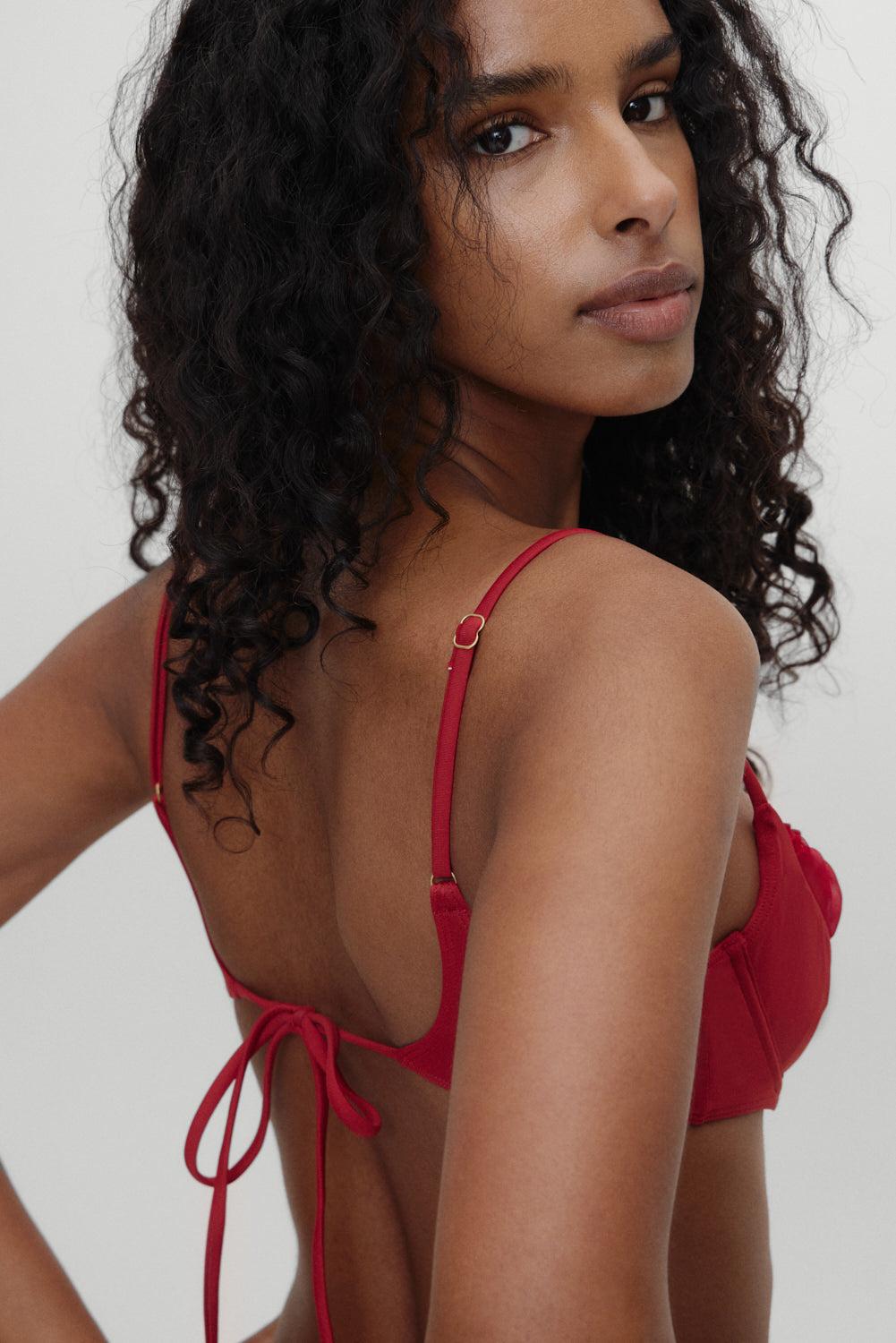 x BELLA HADID Austin Underwire Bikini Top - Valentine Product Image