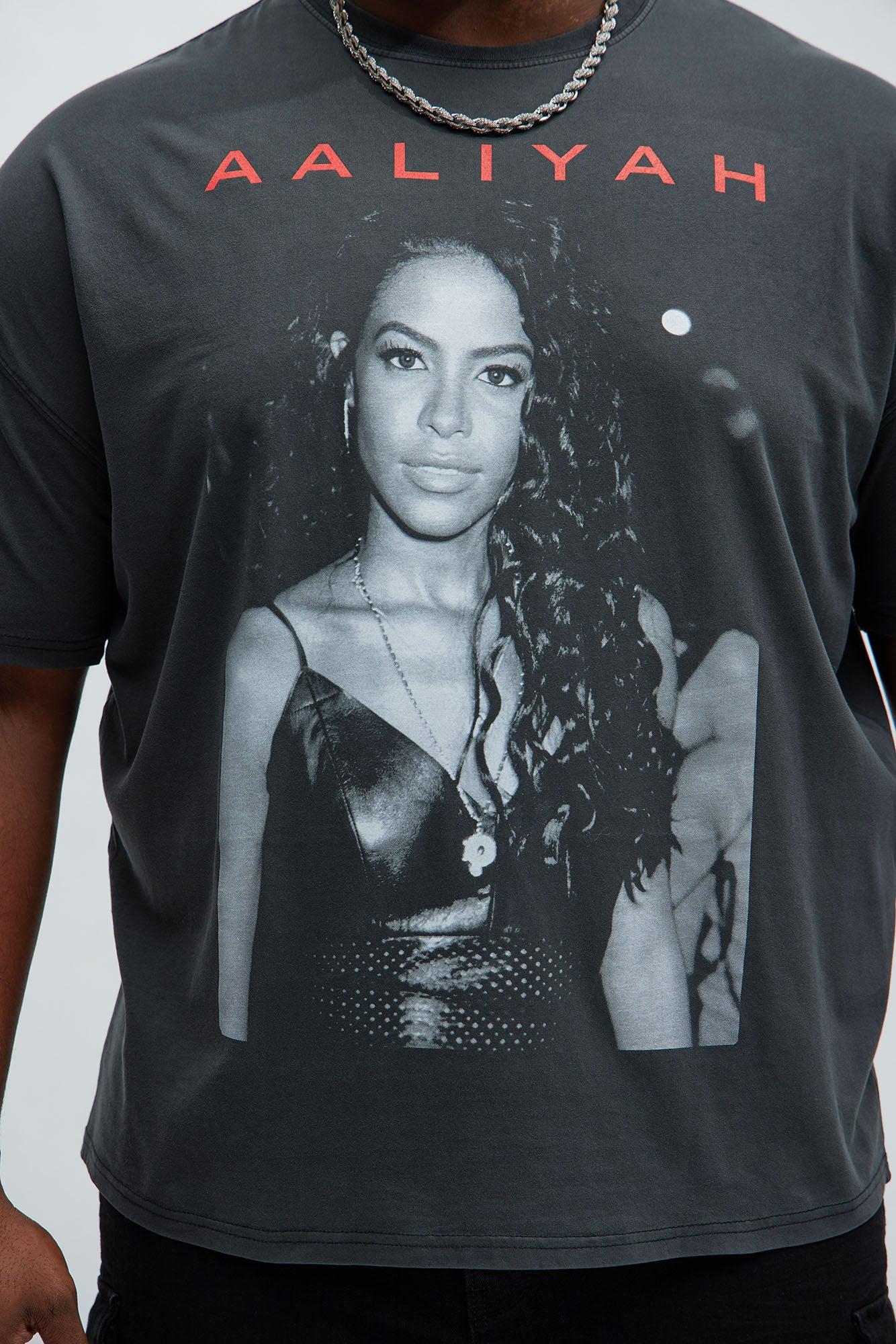 Aaliyah Oversized Short Sleeve Tee - Black Product Image