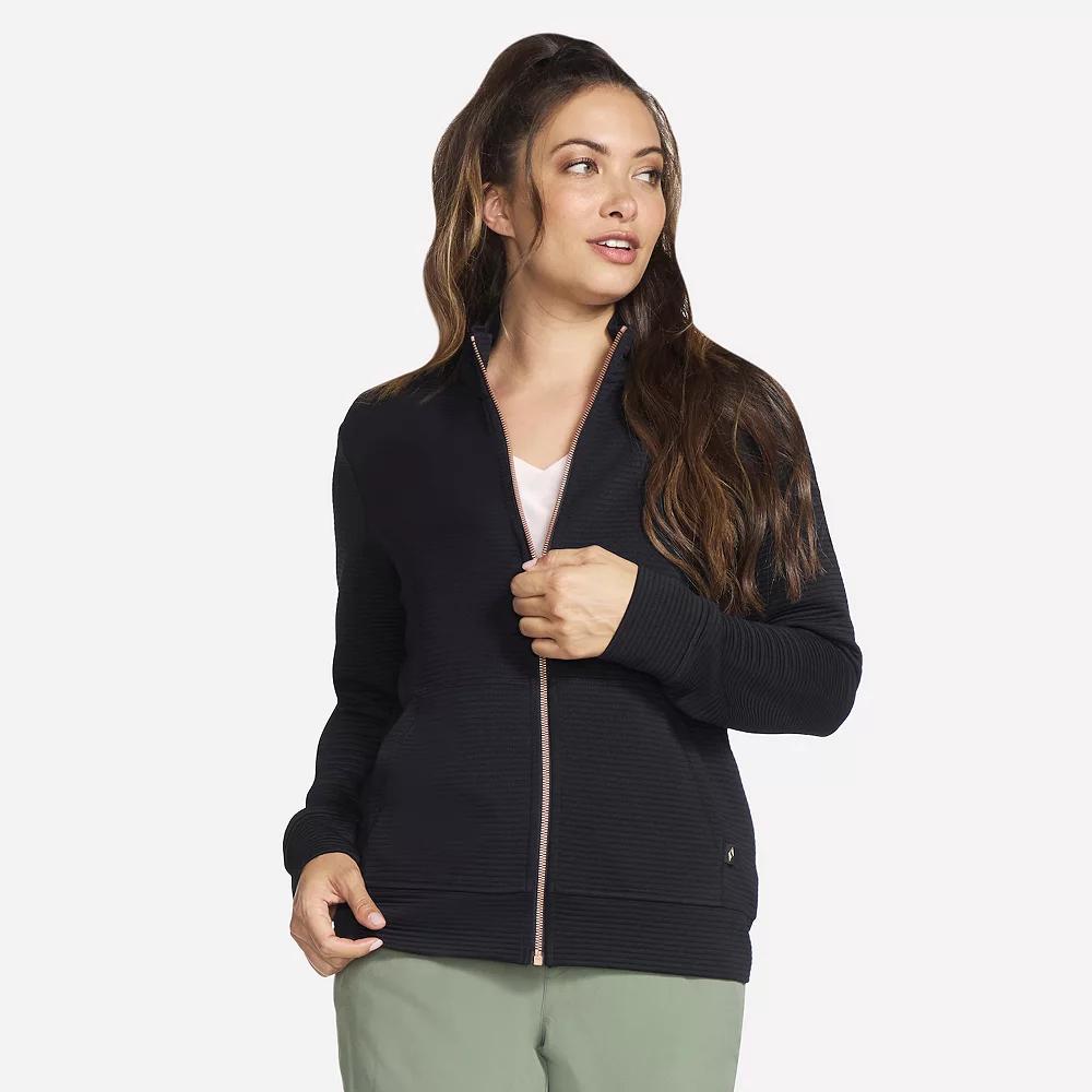Women's Skechers® The Go Walk® Ottoman Cozy Fit Zip-Up Jacket,  Product Image