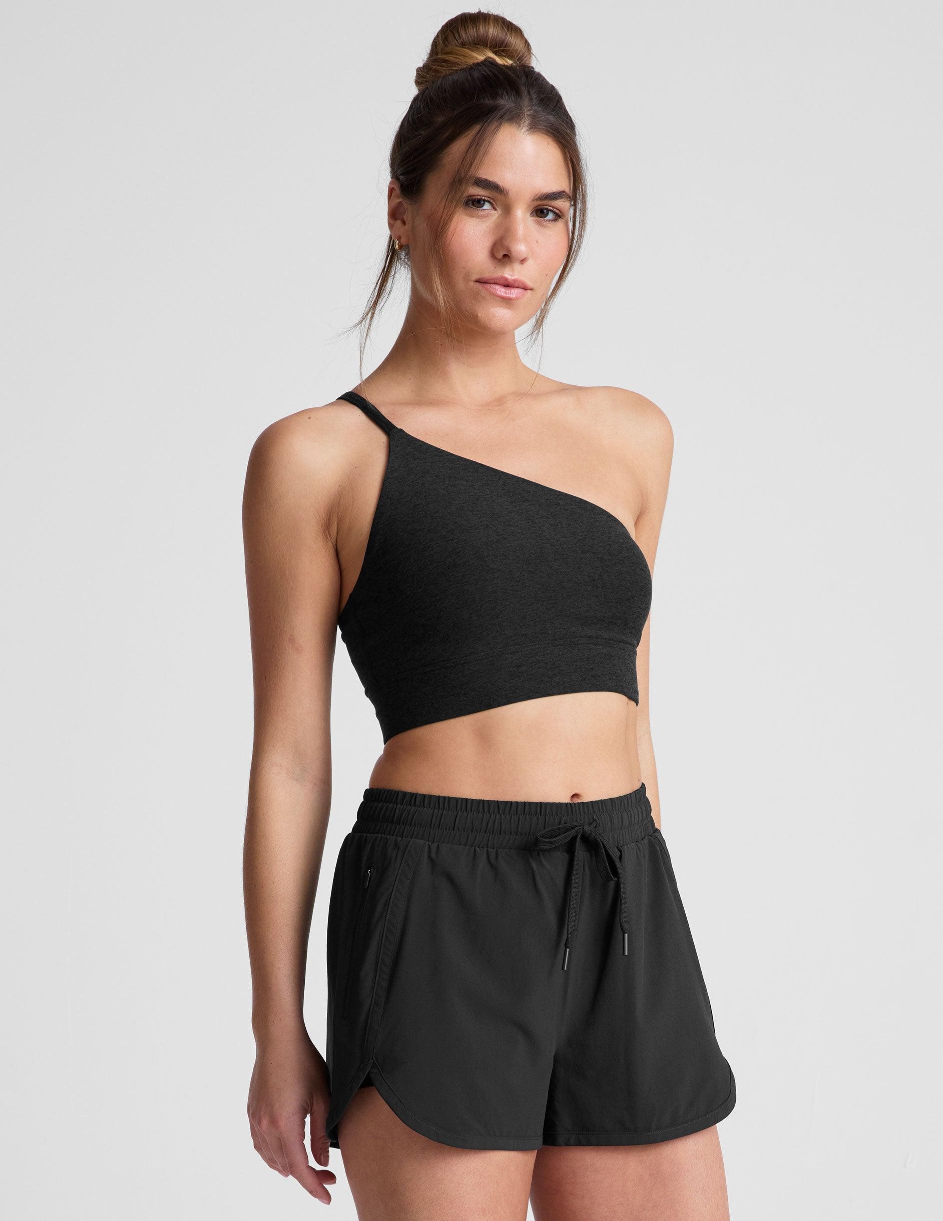 Spacedye One Shoulder Long Line Bra Product Image