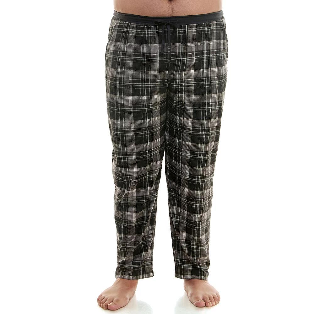 Big & Tall Sonoma Goods For Life® Supersoft Waffle Pajama Pants, Men's, Size: XXL Tall, Blue Shore Product Image