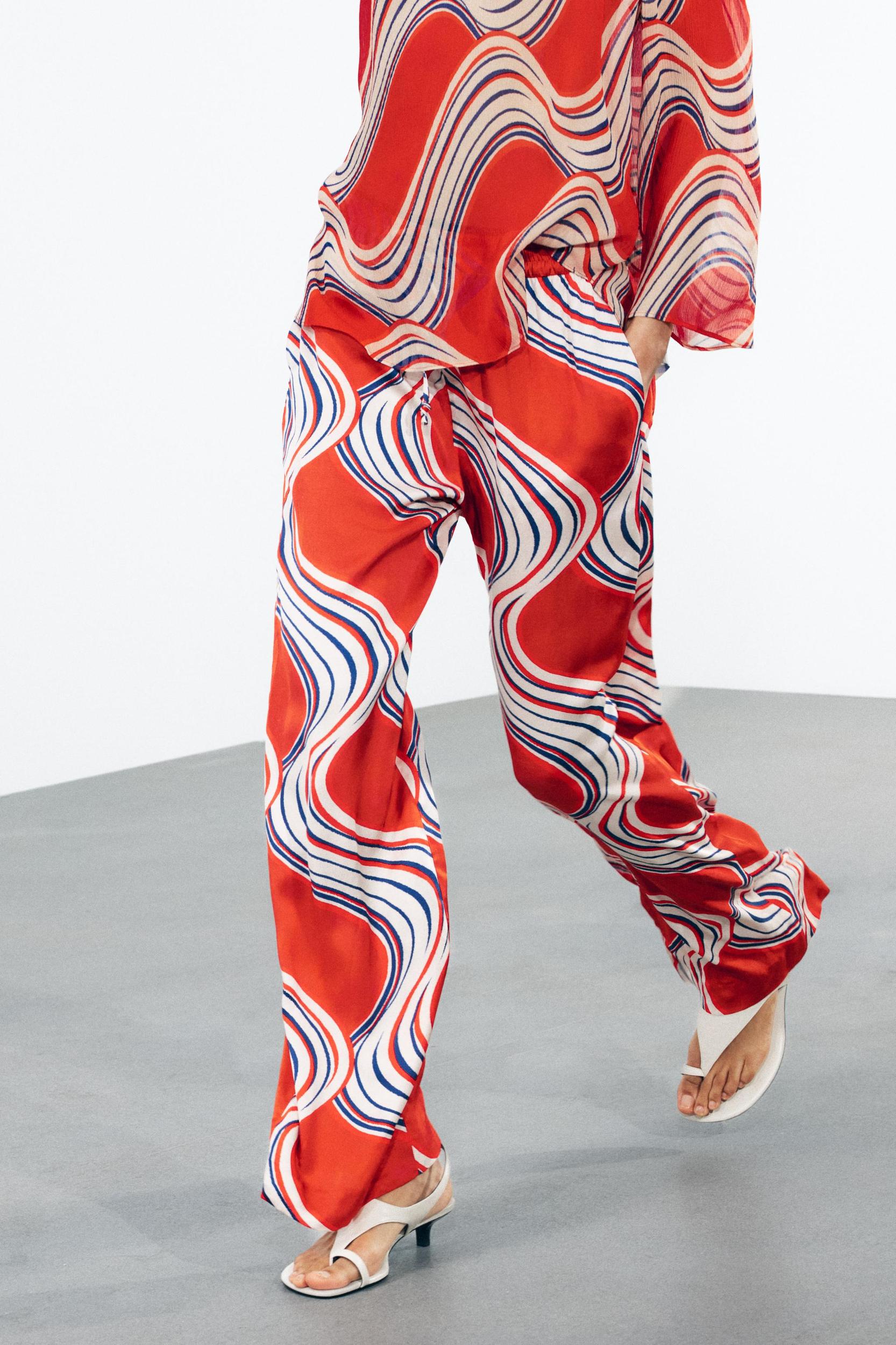 ZW COLLECTION PRINTED PAJAMA PANTS Product Image