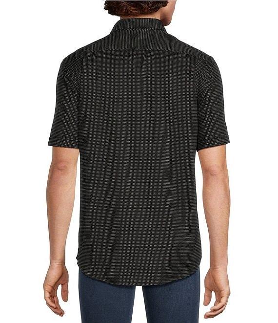 Murano Classic Fit Dobby Dot Short Sleeve Woven Shirt Product Image