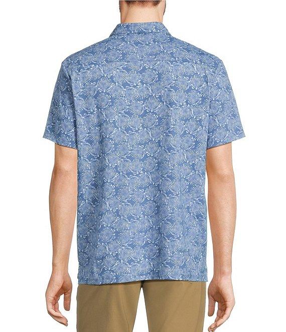 L.L.Bean Stonecoast Performance Seashell Print Short Sleeve Woven Shirt Product Image