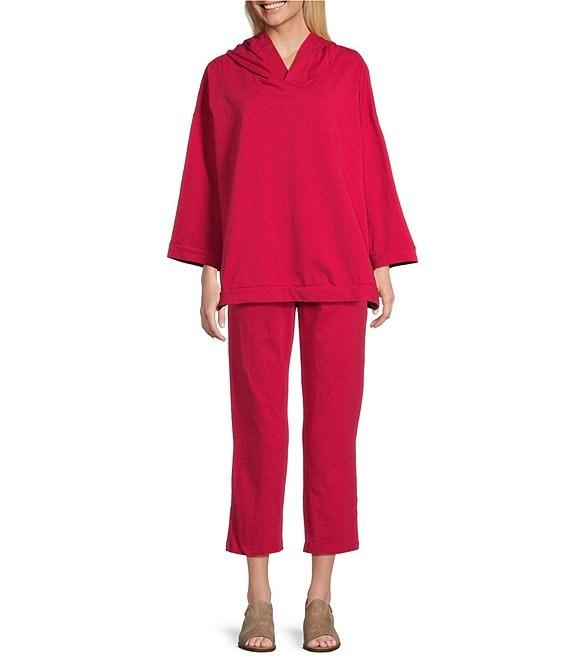 Bryn Walker Frank Cotton Jersey V-Neck Bracelet Sleeve Hoodie Product Image