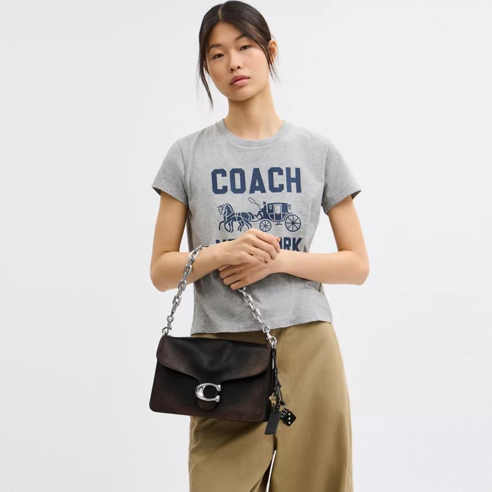 Chain Tabby Shoulder Bag In Loved Leather Product Image