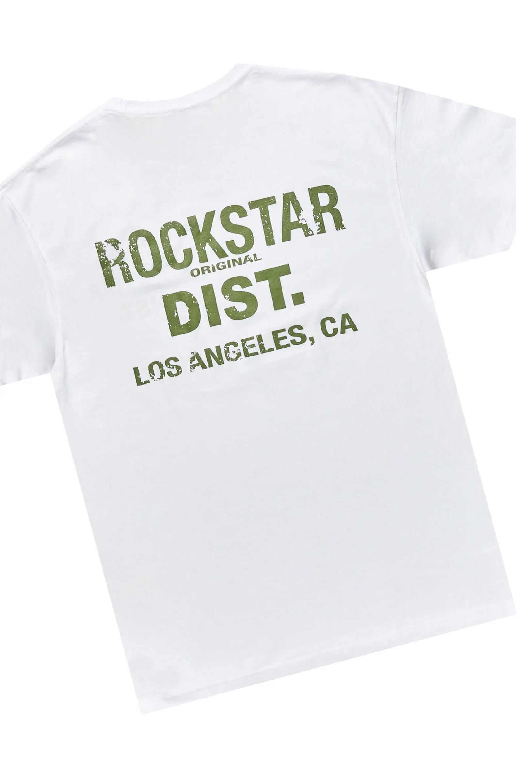 Lake White T-Shirt & Shake Stacked Flare Jean Bundle Male Product Image