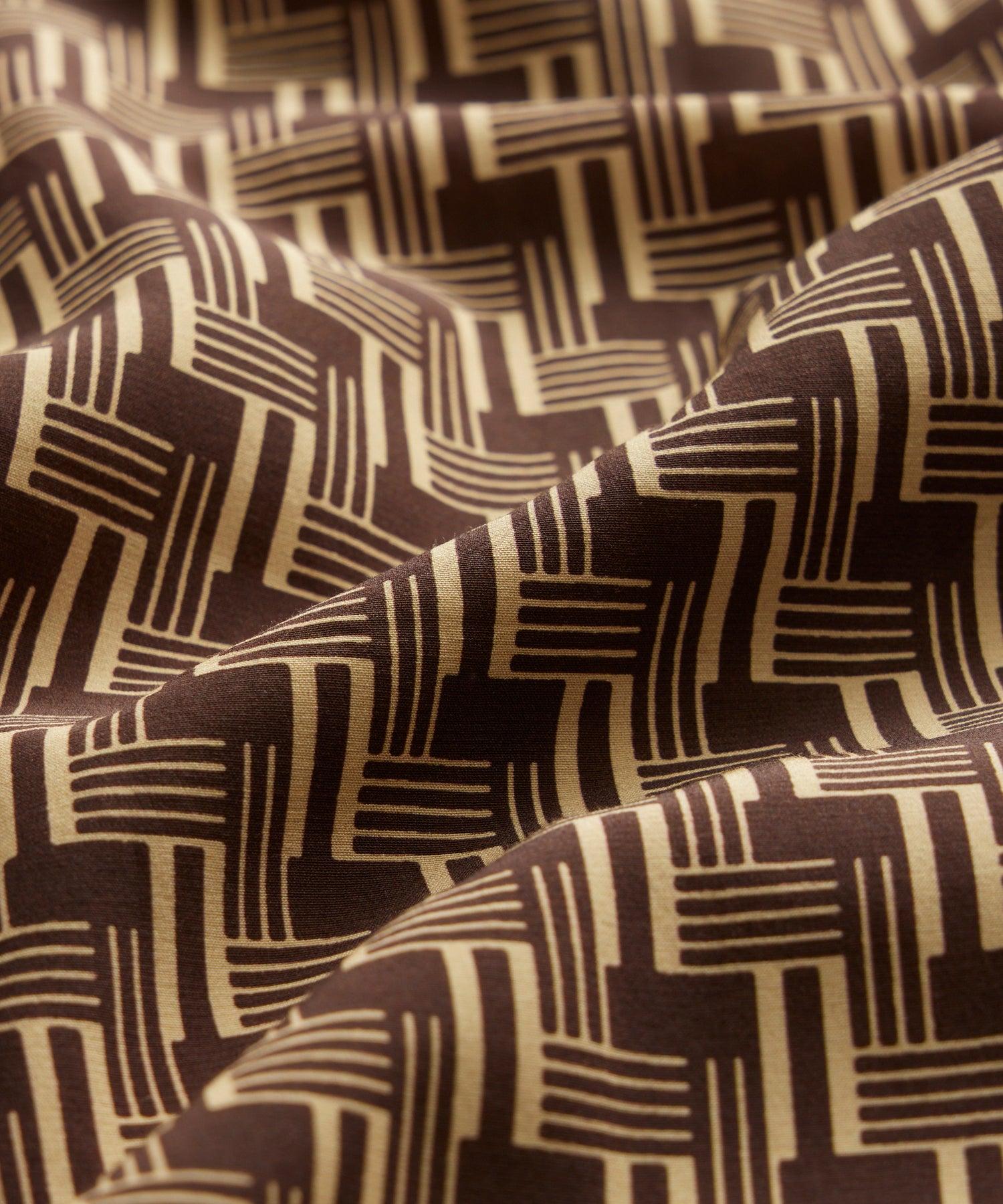 Cropped Silk-Cotton Camp Collar Shirt Product Image