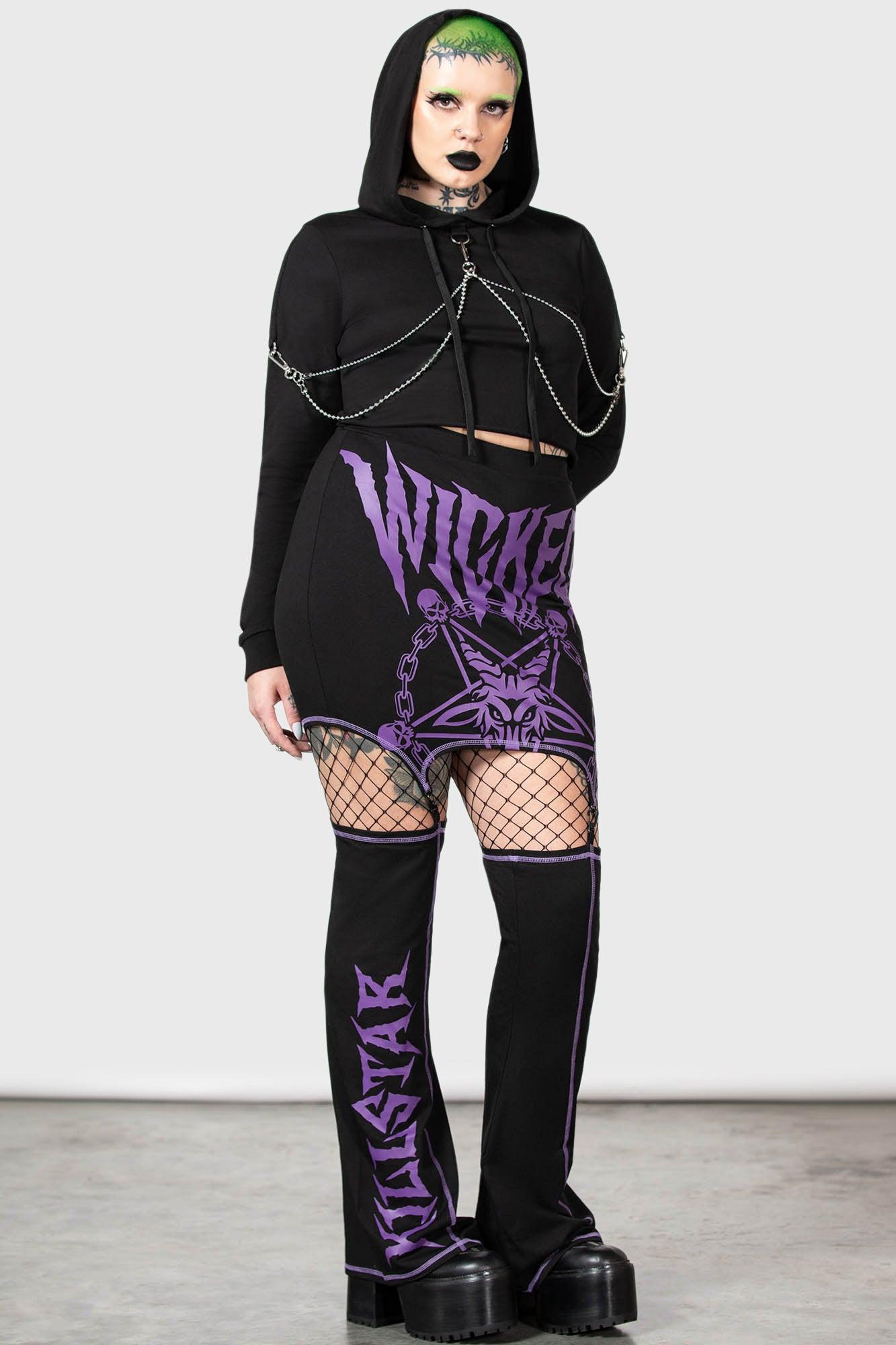 Wicked Crew Crop Hoodie Product Image