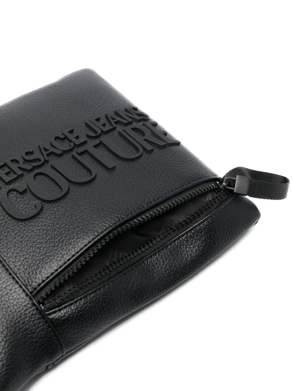 logo-embossed messenger bag Product Image