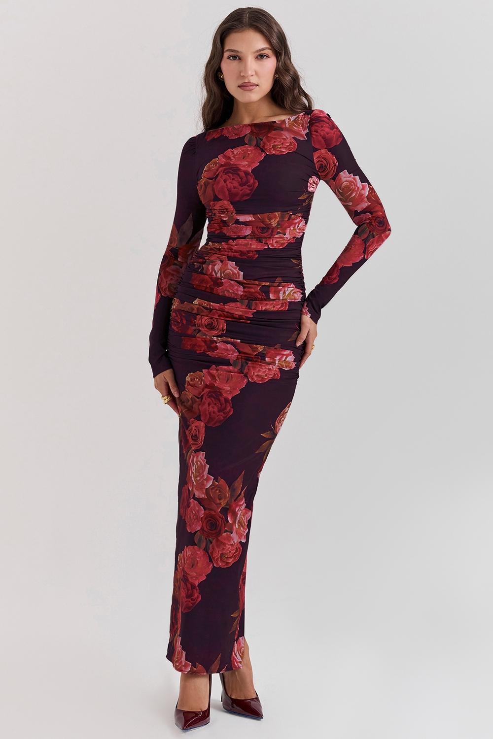 Lanetta  romantic floral maxi dress Product Image