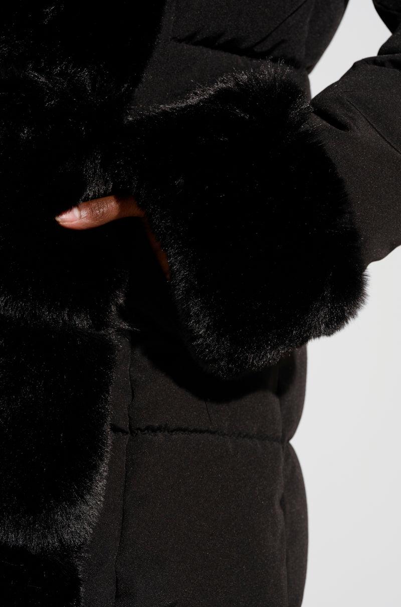 ARLETTE FUR TRIM PUFFER Product Image