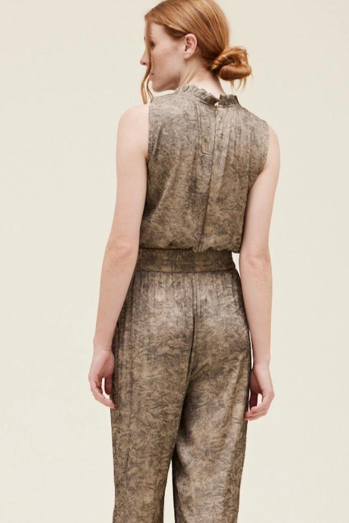 Ruffle Neck Jumpsuit Product Image