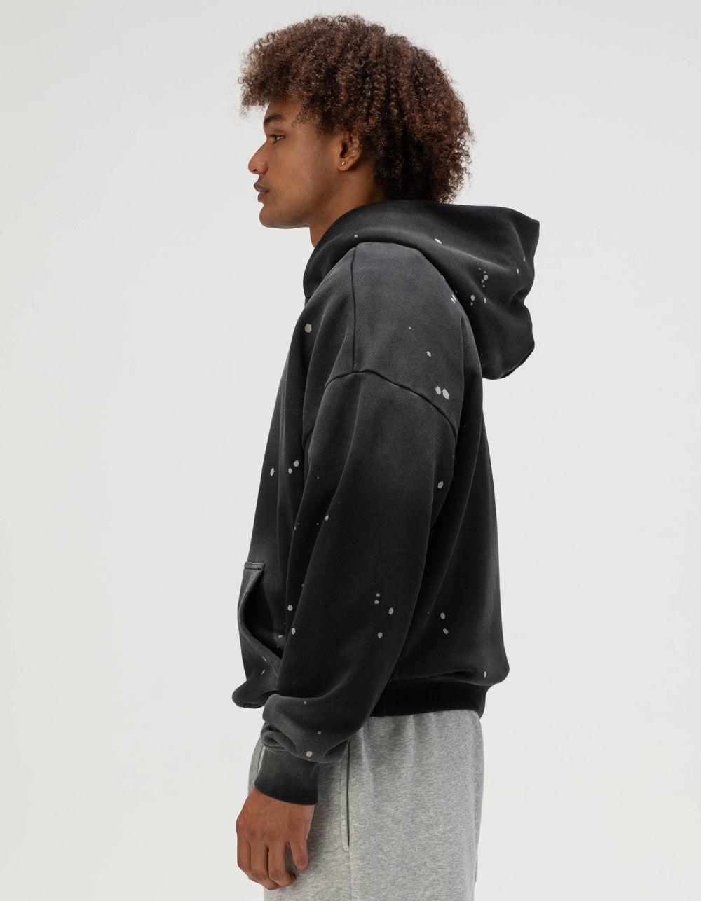 RSQ Mens Oversized Hoodie - WASHED BLACK Product Image