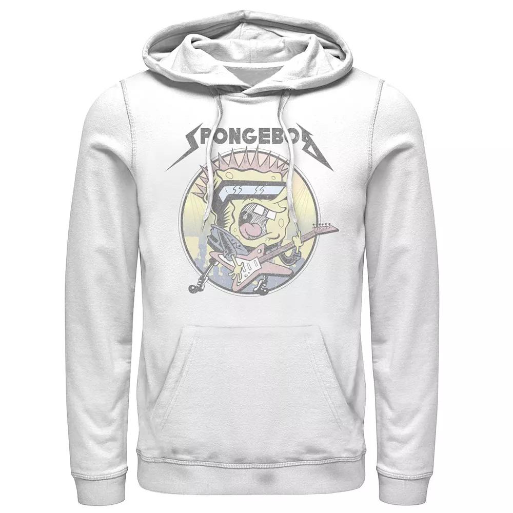 Men's Spongebob Goofy Goober Rock n Roll Circle Portrait Hoodie,  Product Image