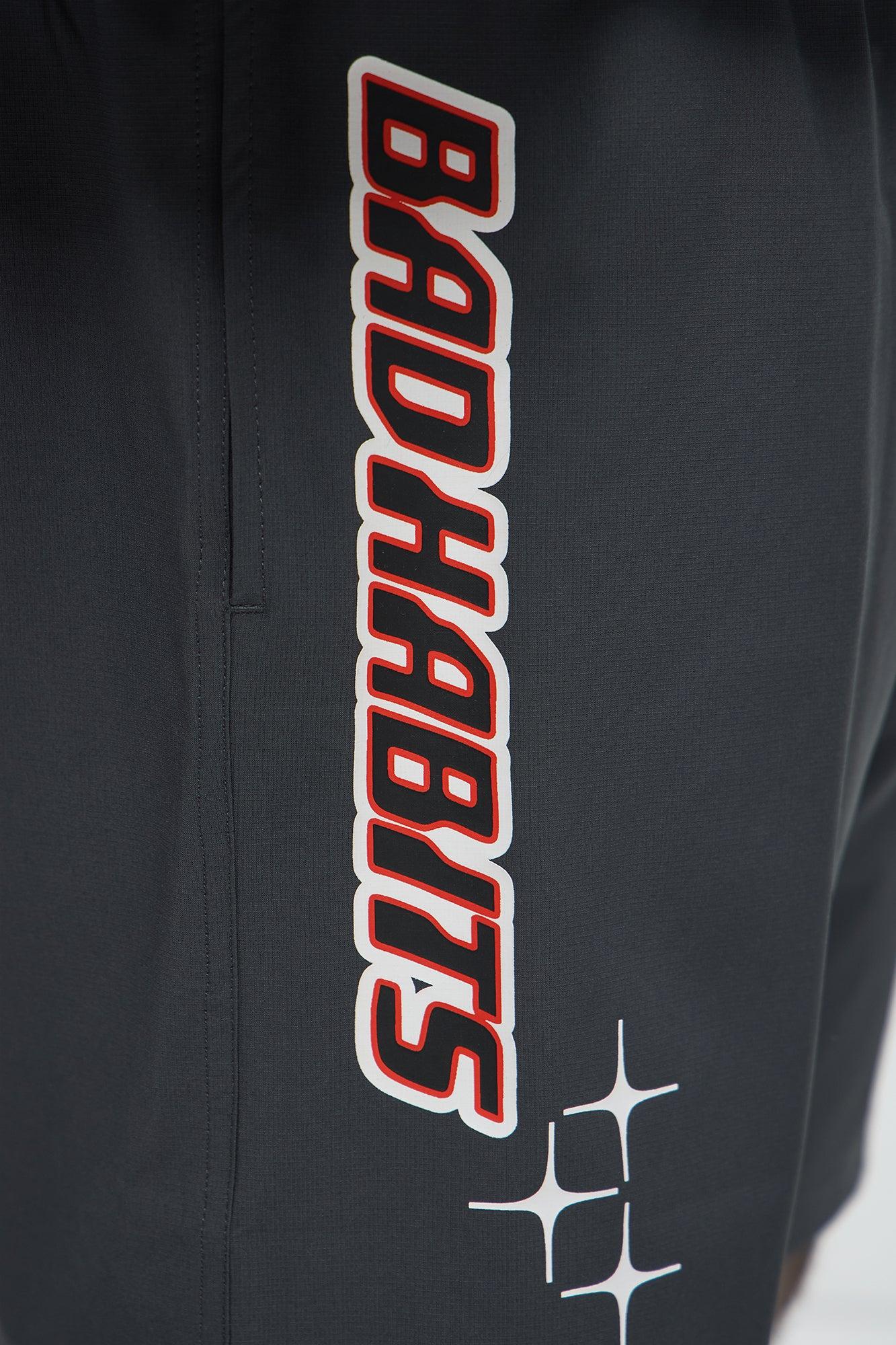 Bad Habits Relaxed Drawstring Shorts - Black Male Product Image