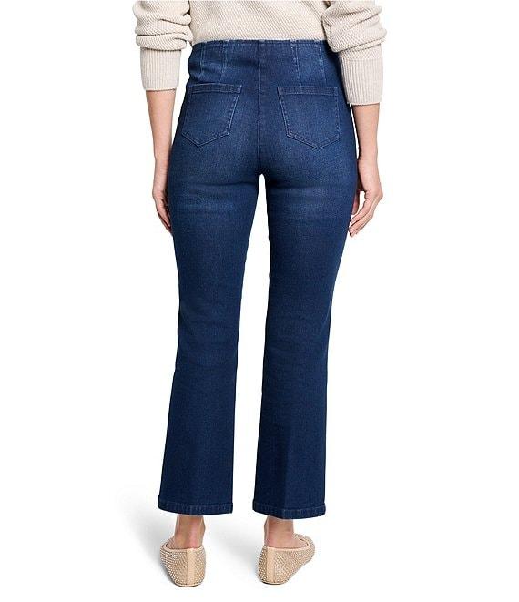 NIC + ZOE Berkley Denim Flat Front Bootcut Ankle Jeans Product Image