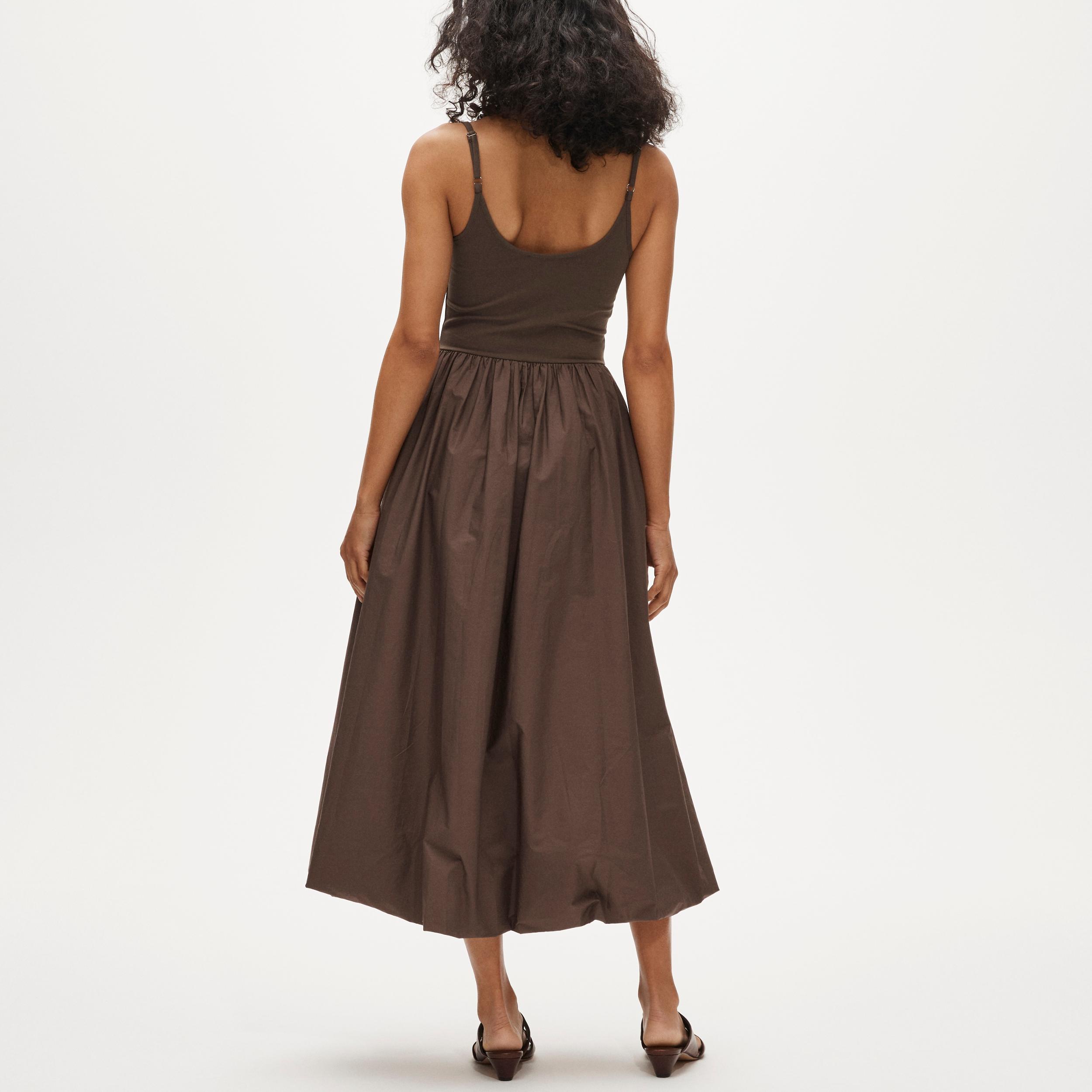 Basque-waist mixy dress Product Image
