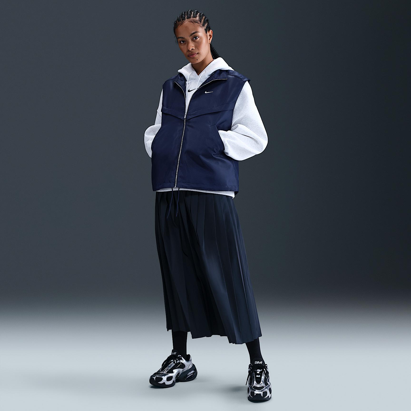 Womens Nike Sportswear Windrunner Shine Vest | HV2472-010 Product Image