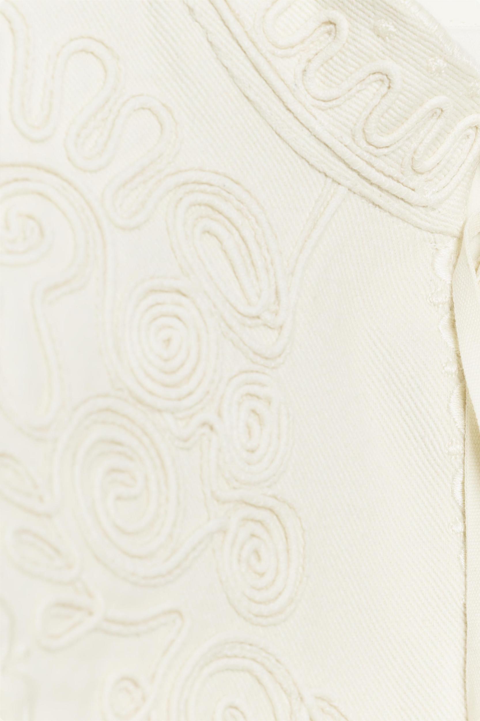 ZW COLLECTION FRINGED EMBROIDERED VEST Product Image