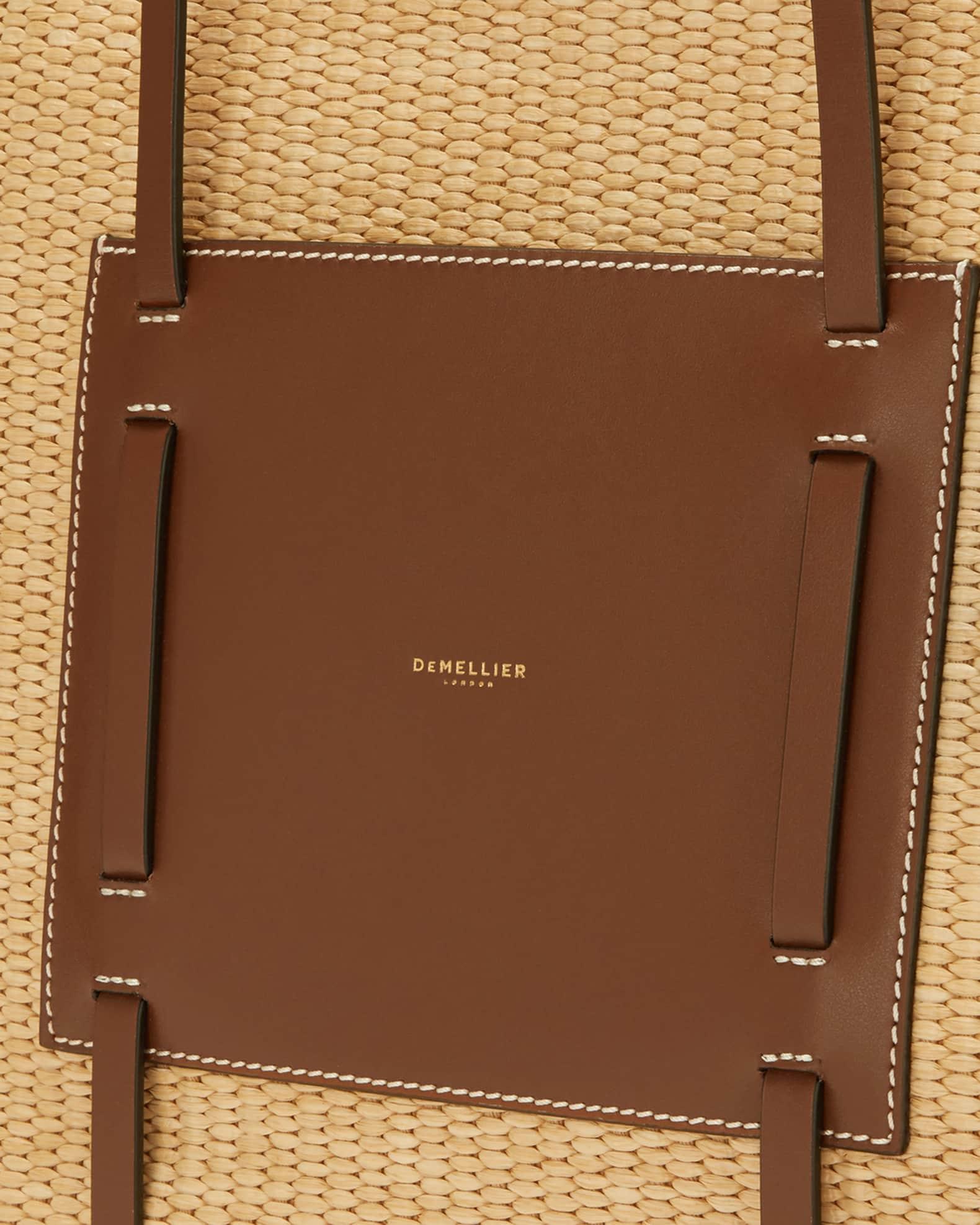 The Capri Canvas and Leather Box Tote Bag Product Image