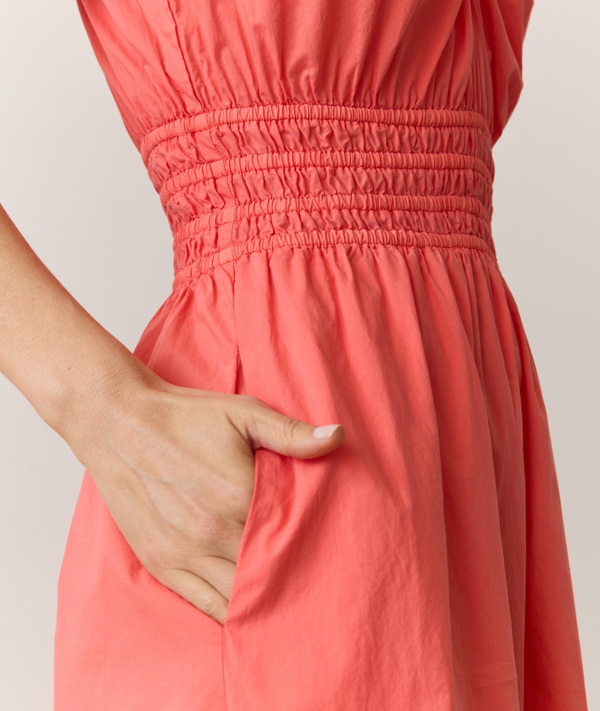 Emery Poplin Midi Dress Product Image