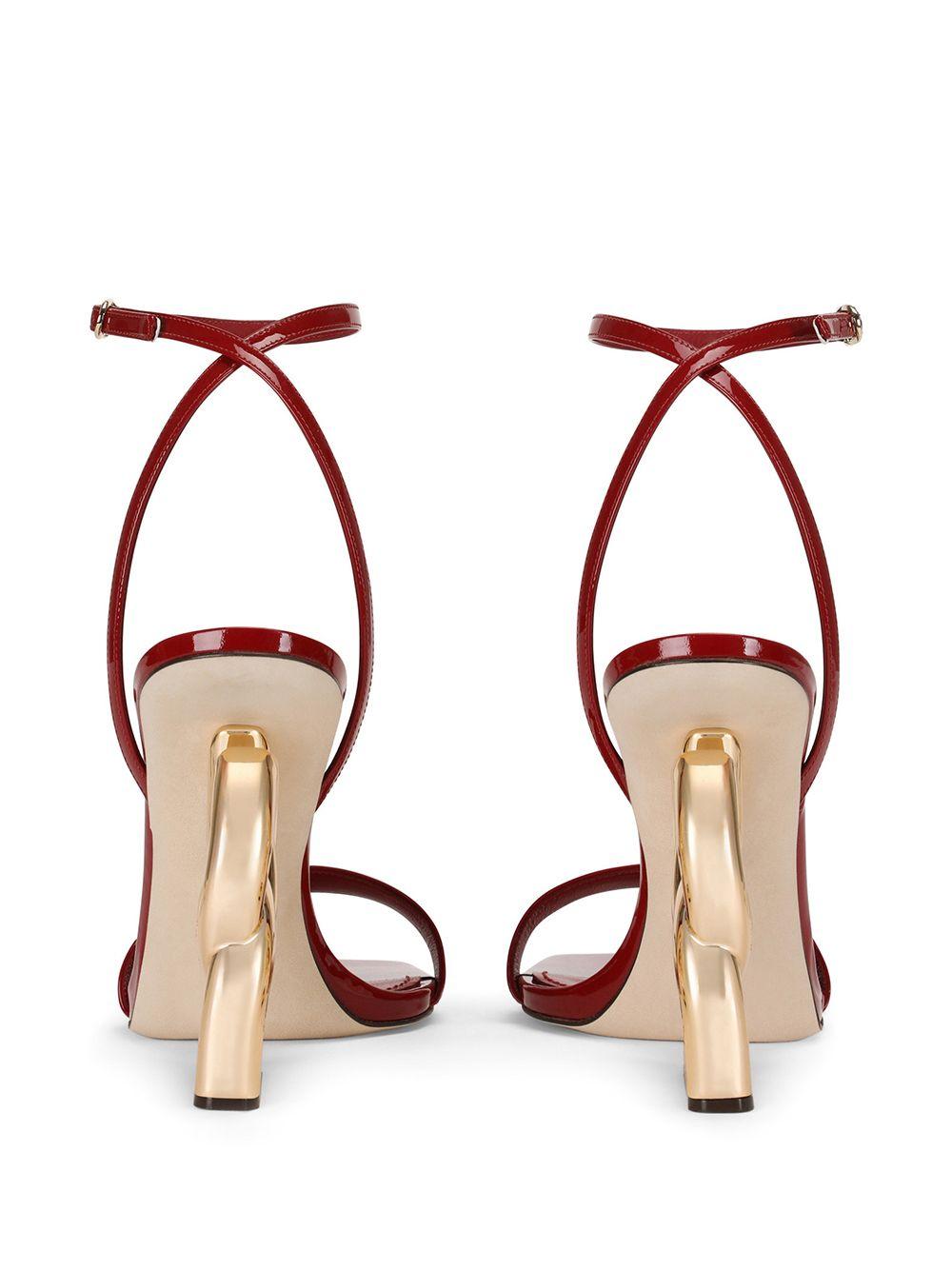 3.5 105mm patent leather sandals Product Image