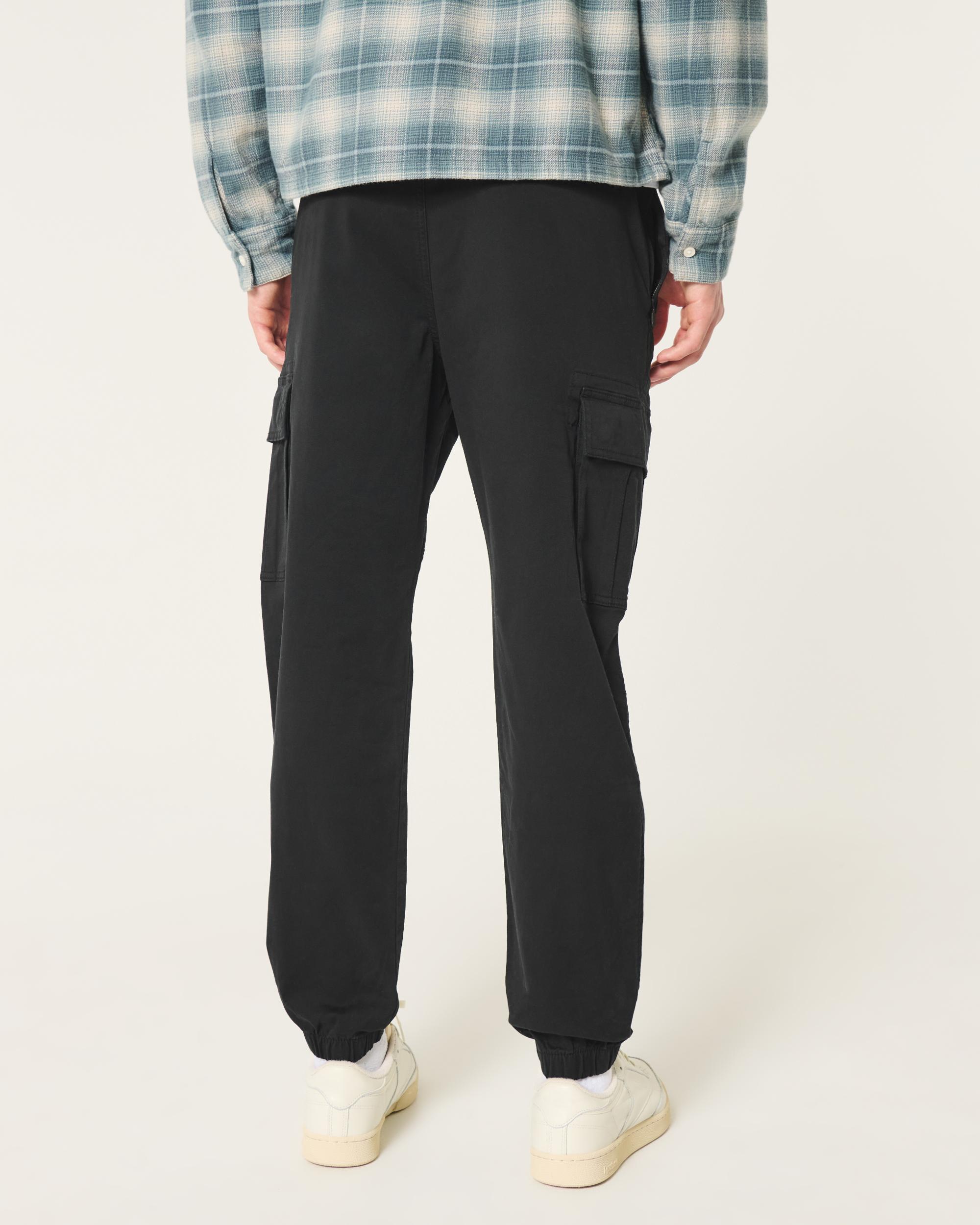 Relaxed Twill Cargo Joggers Product Image