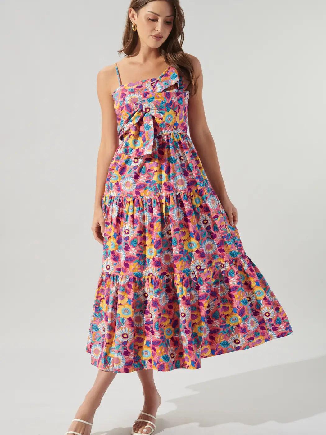 Zahara Floral Poplin Dress Product Image